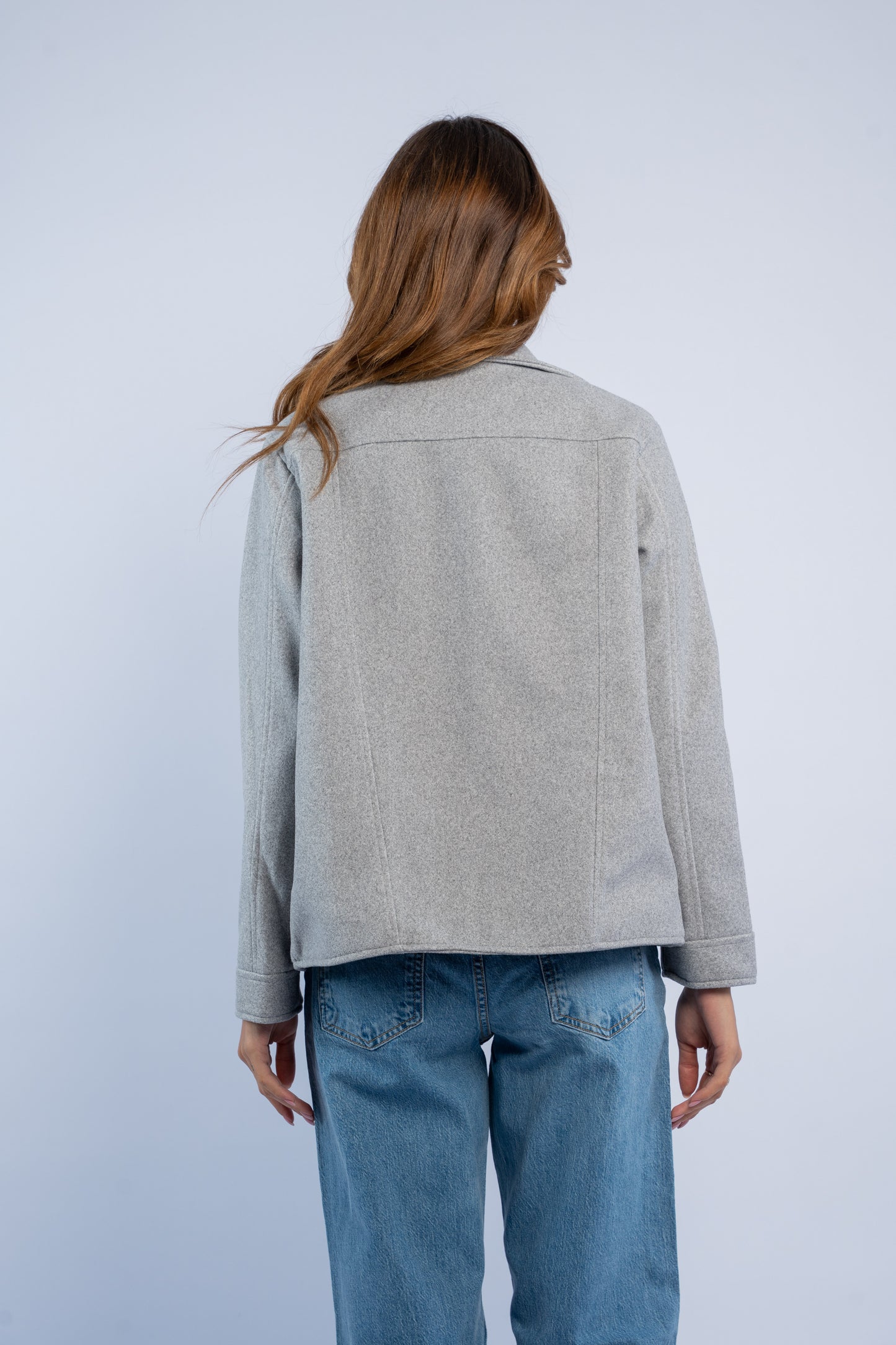 Jacket with front pockets