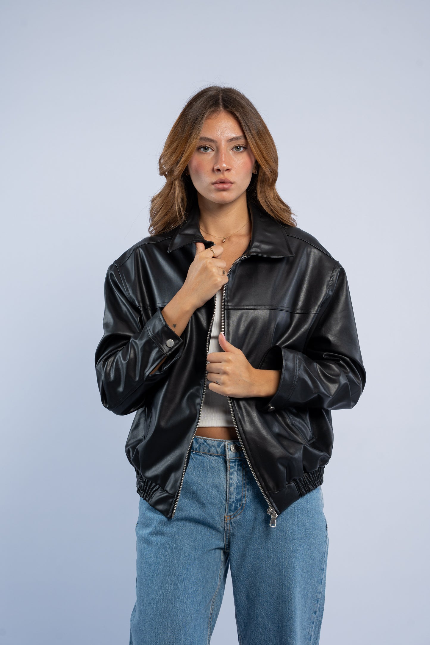 Leather jacket