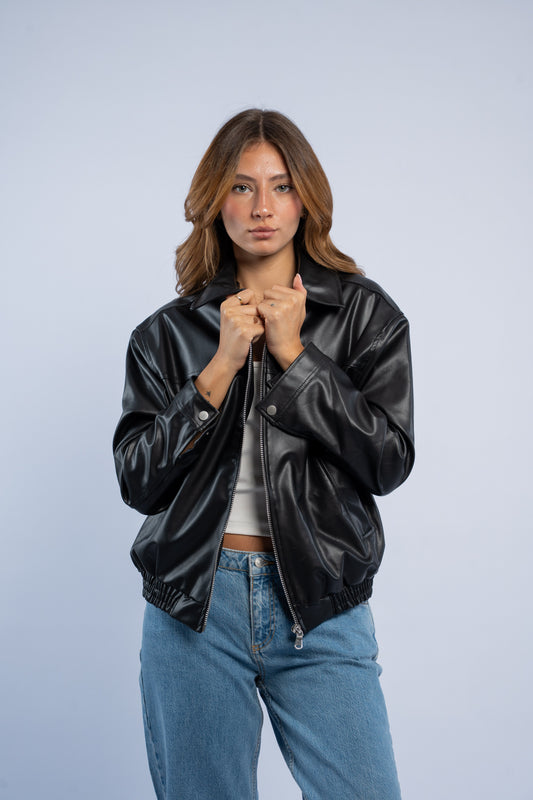 Leather jacket
