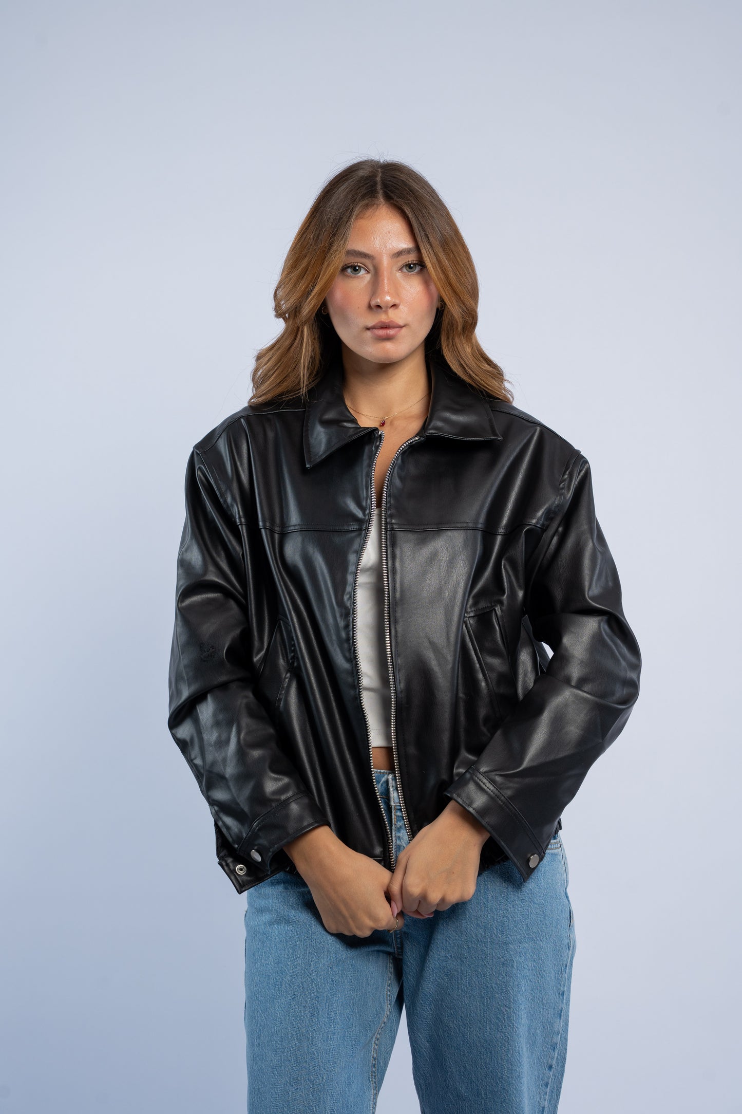 Leather jacket