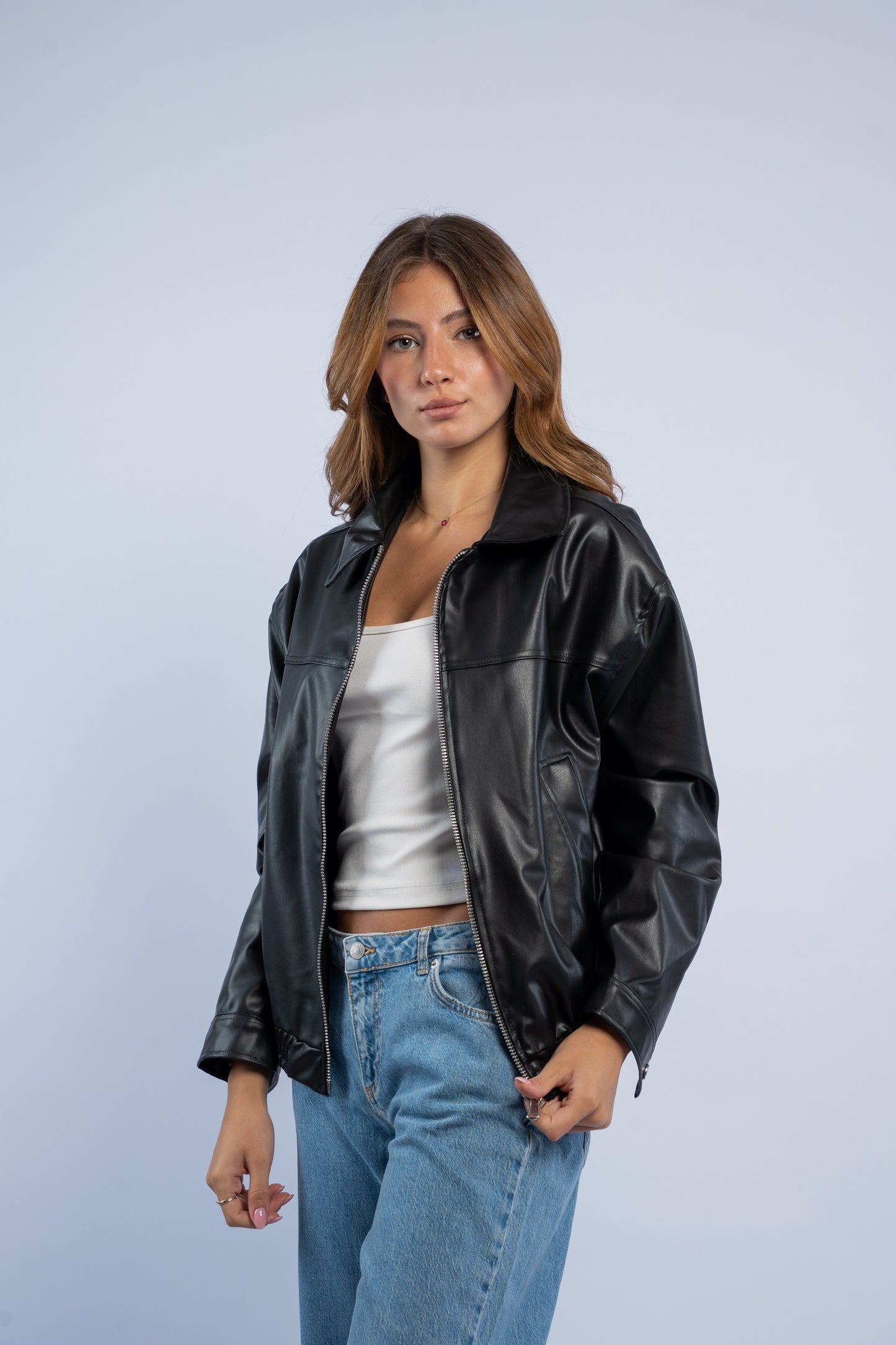 Leather jacket