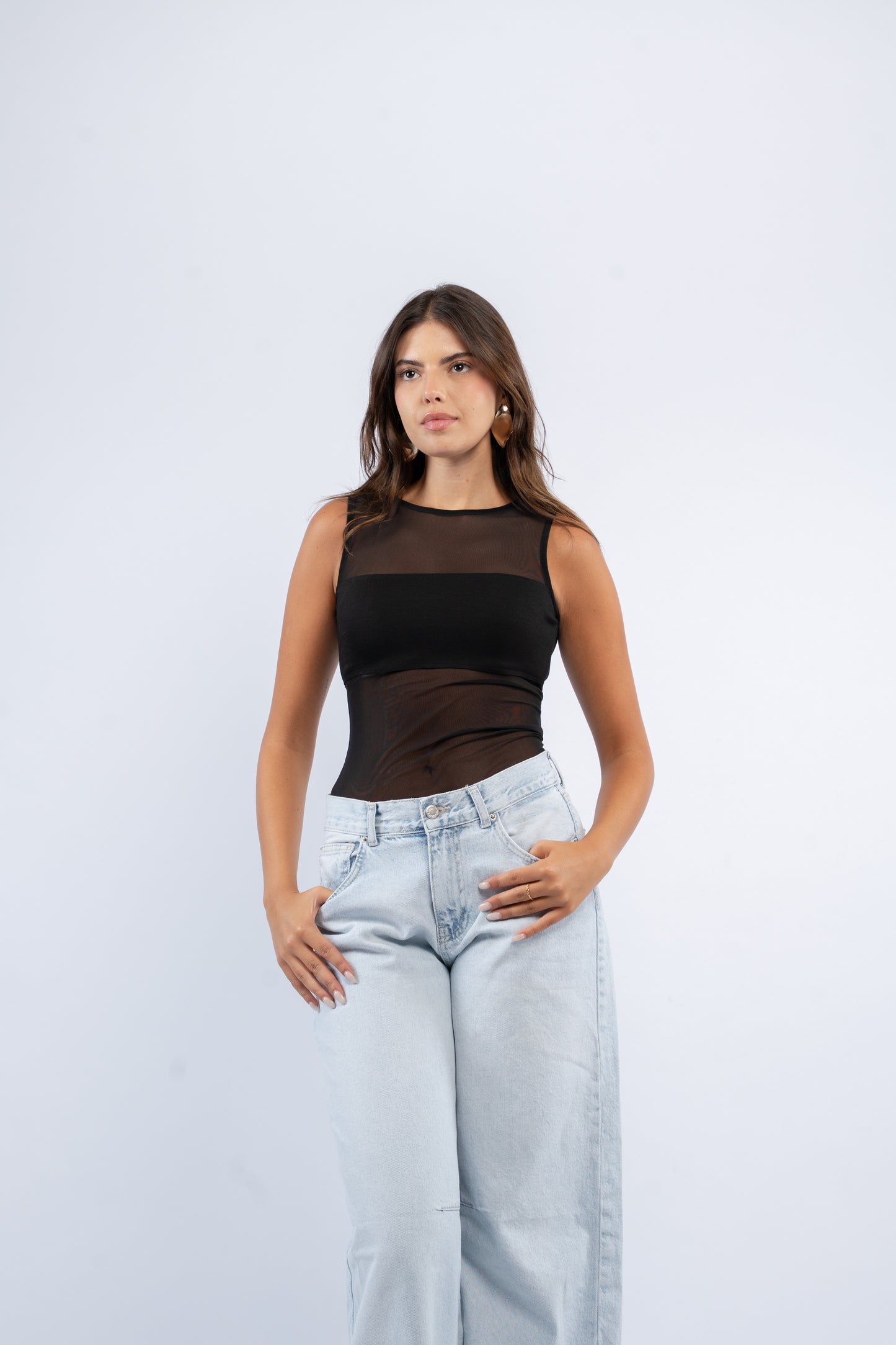 Mesh layer bodysuit