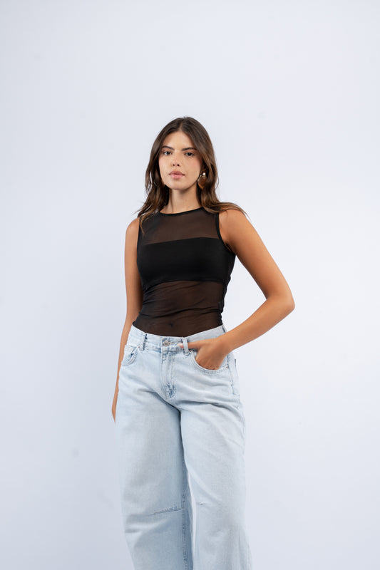 Mesh layer bodysuit