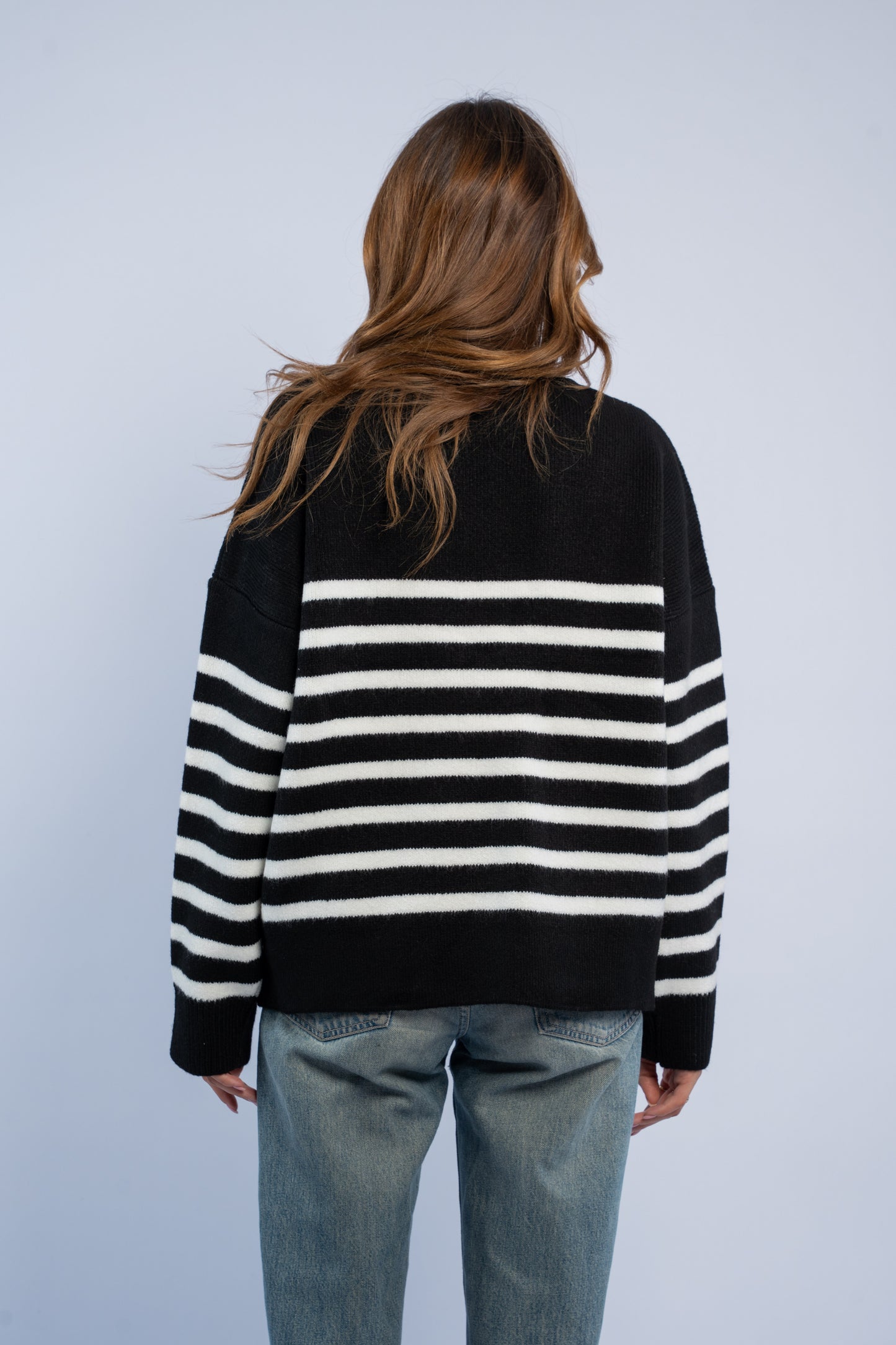 Mohair striped top