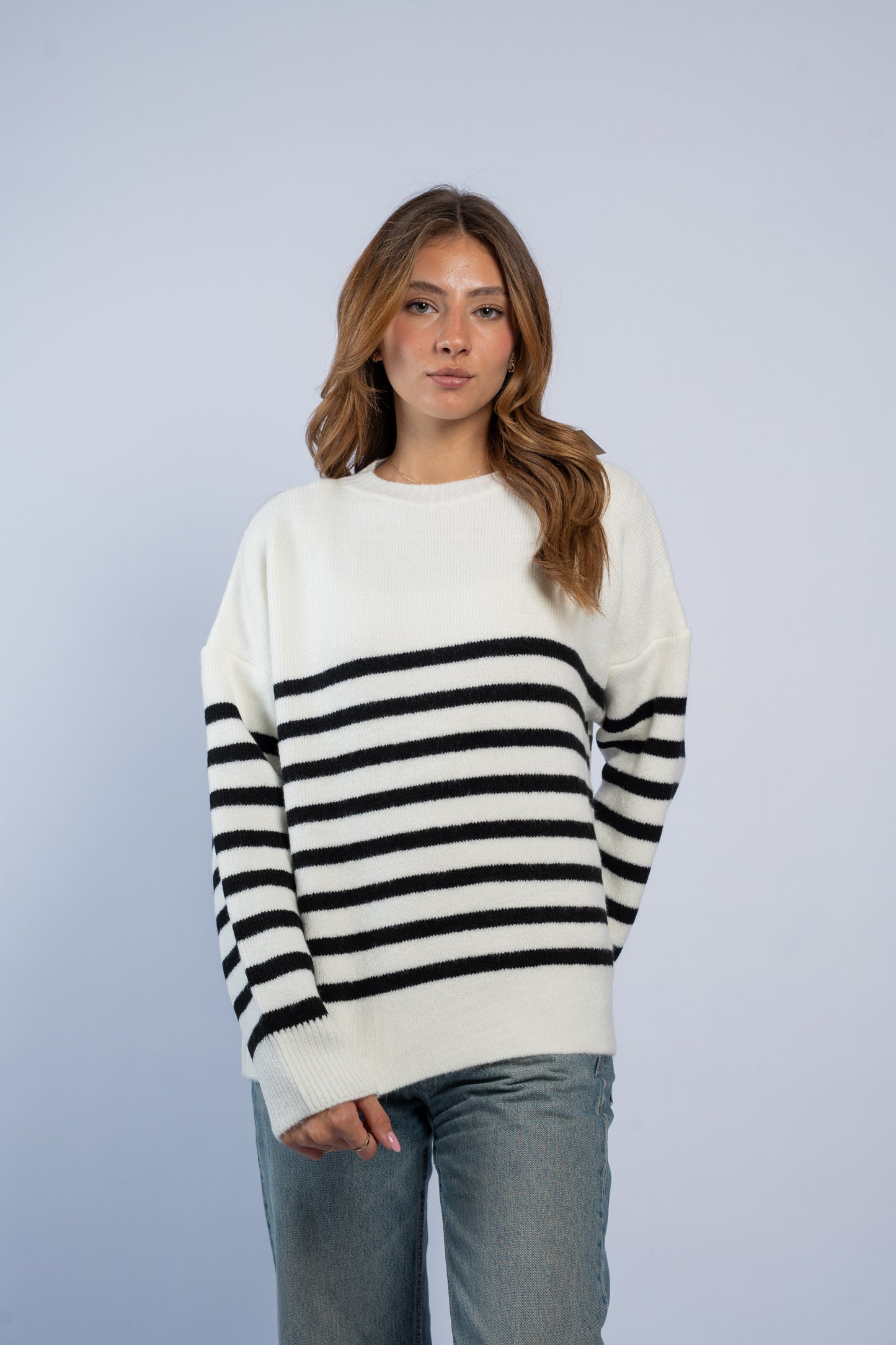 Mohair striped top