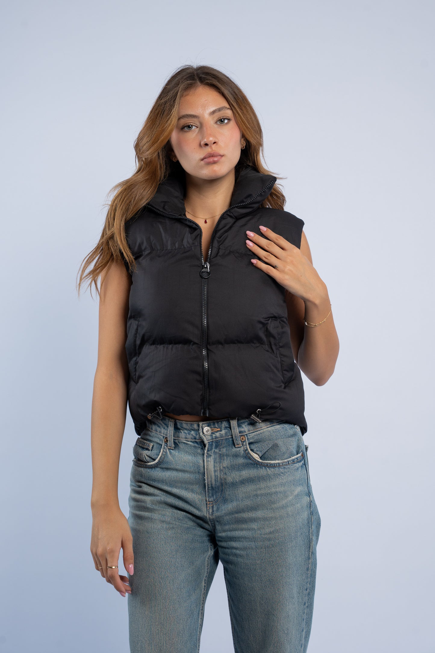 Black Puffer Vest