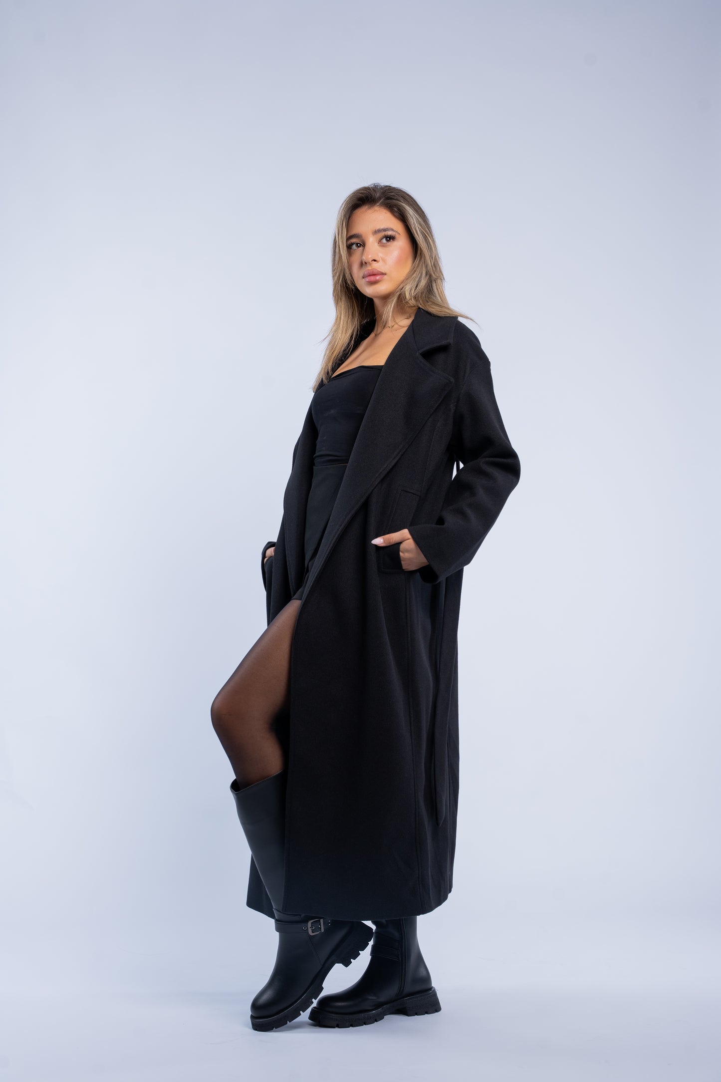Belted Manteau