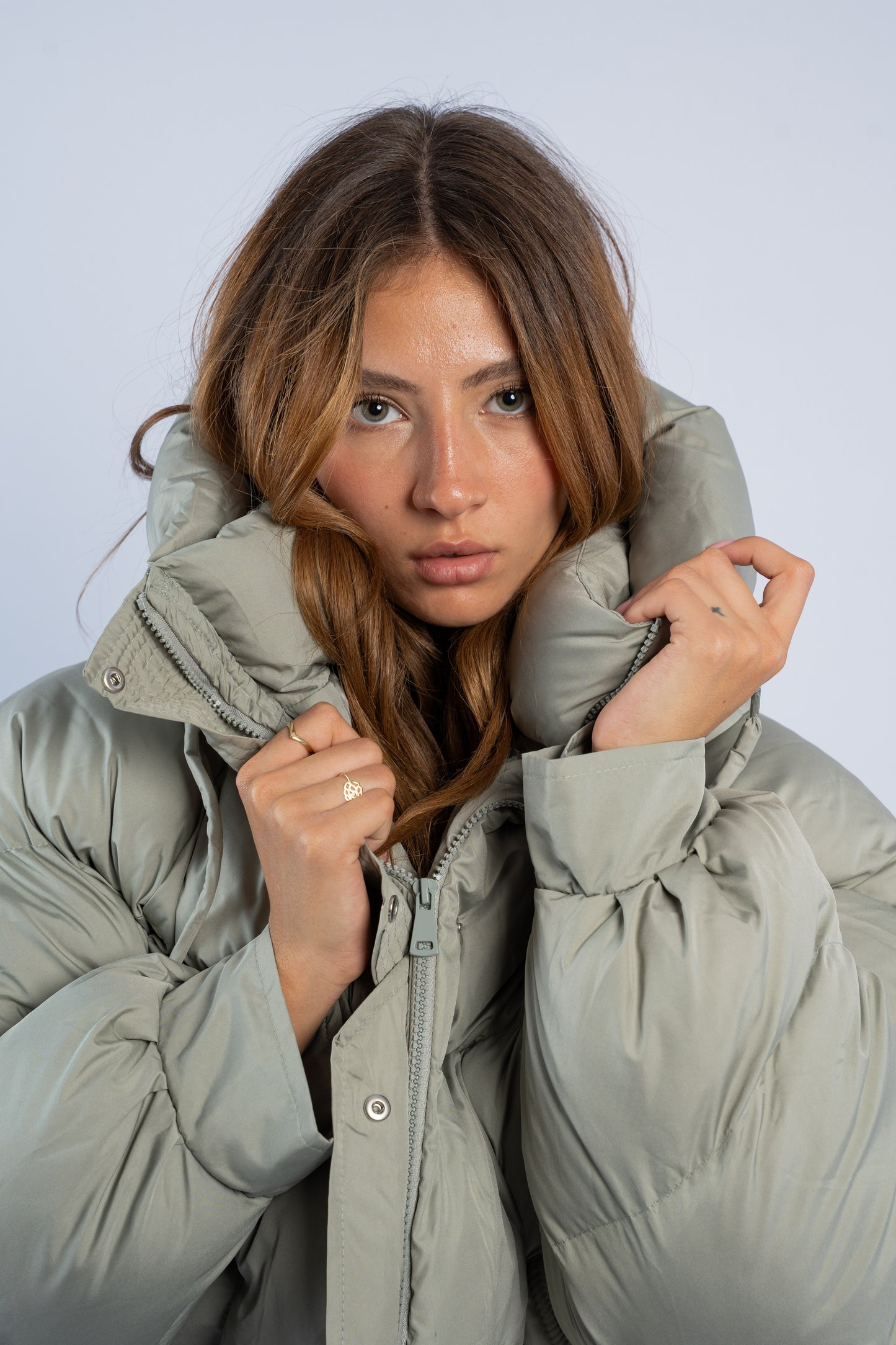 Oversized puffer jacket