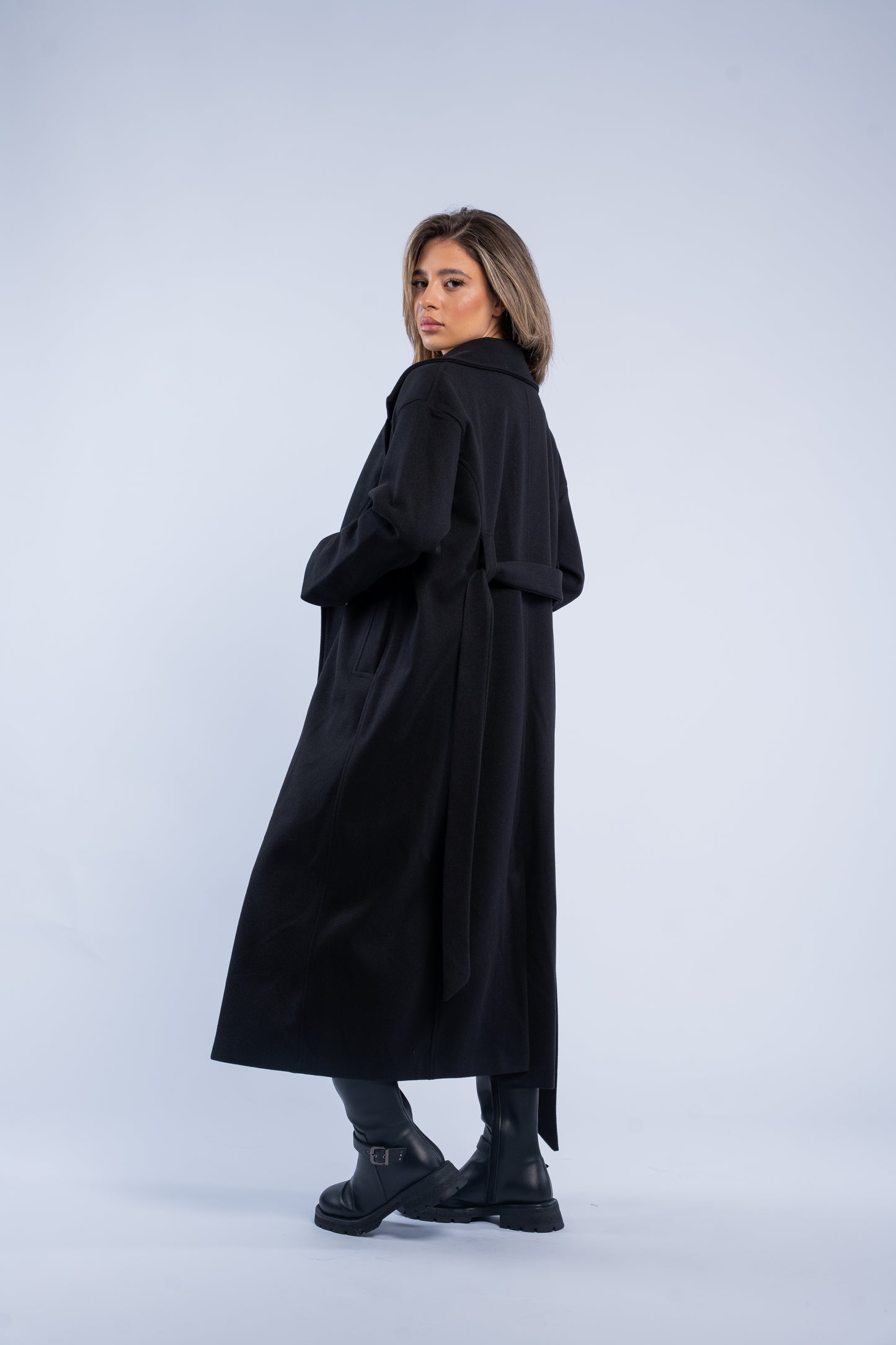 Belted Manteau