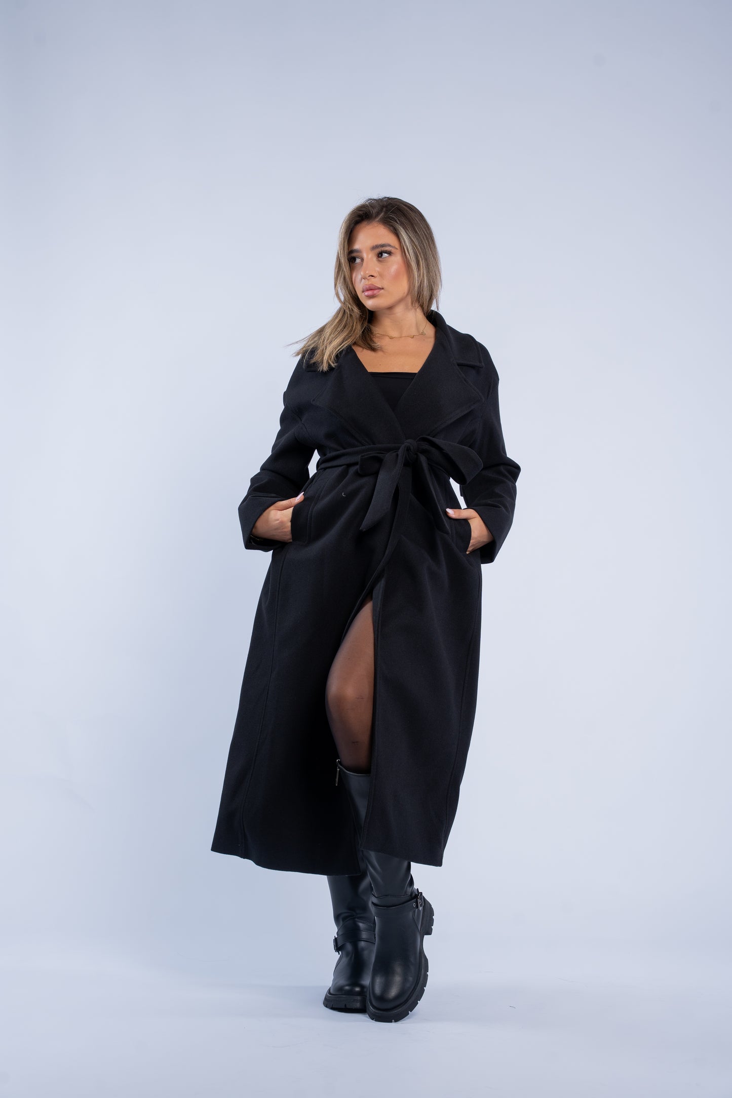 Belted Manteau