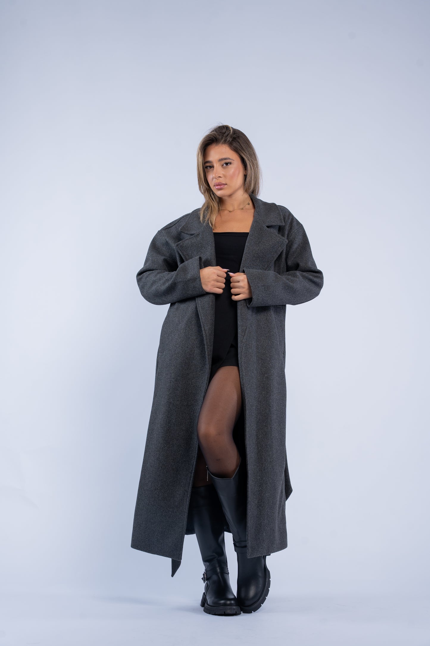 Belted Manteau