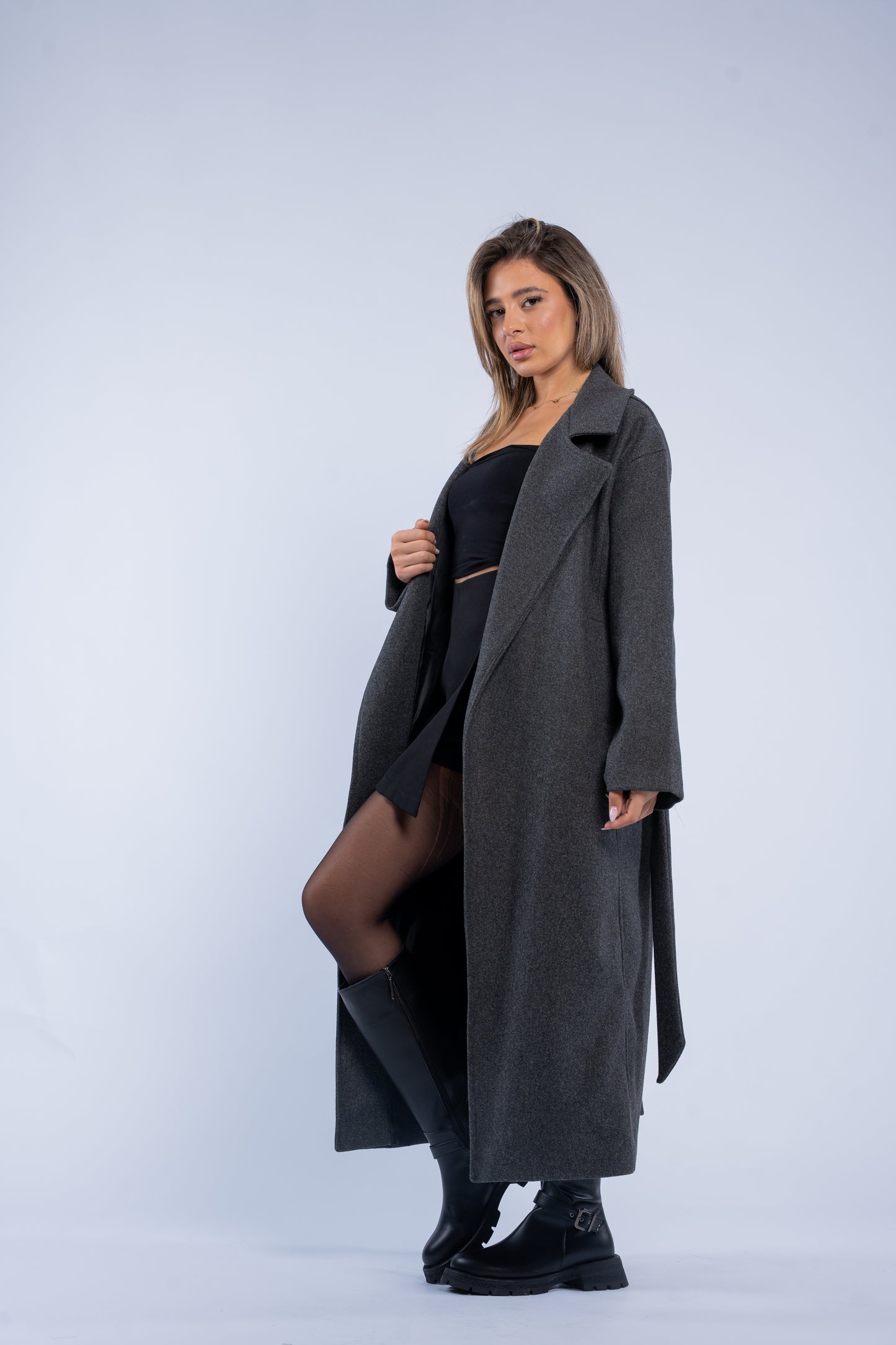 Belted Manteau