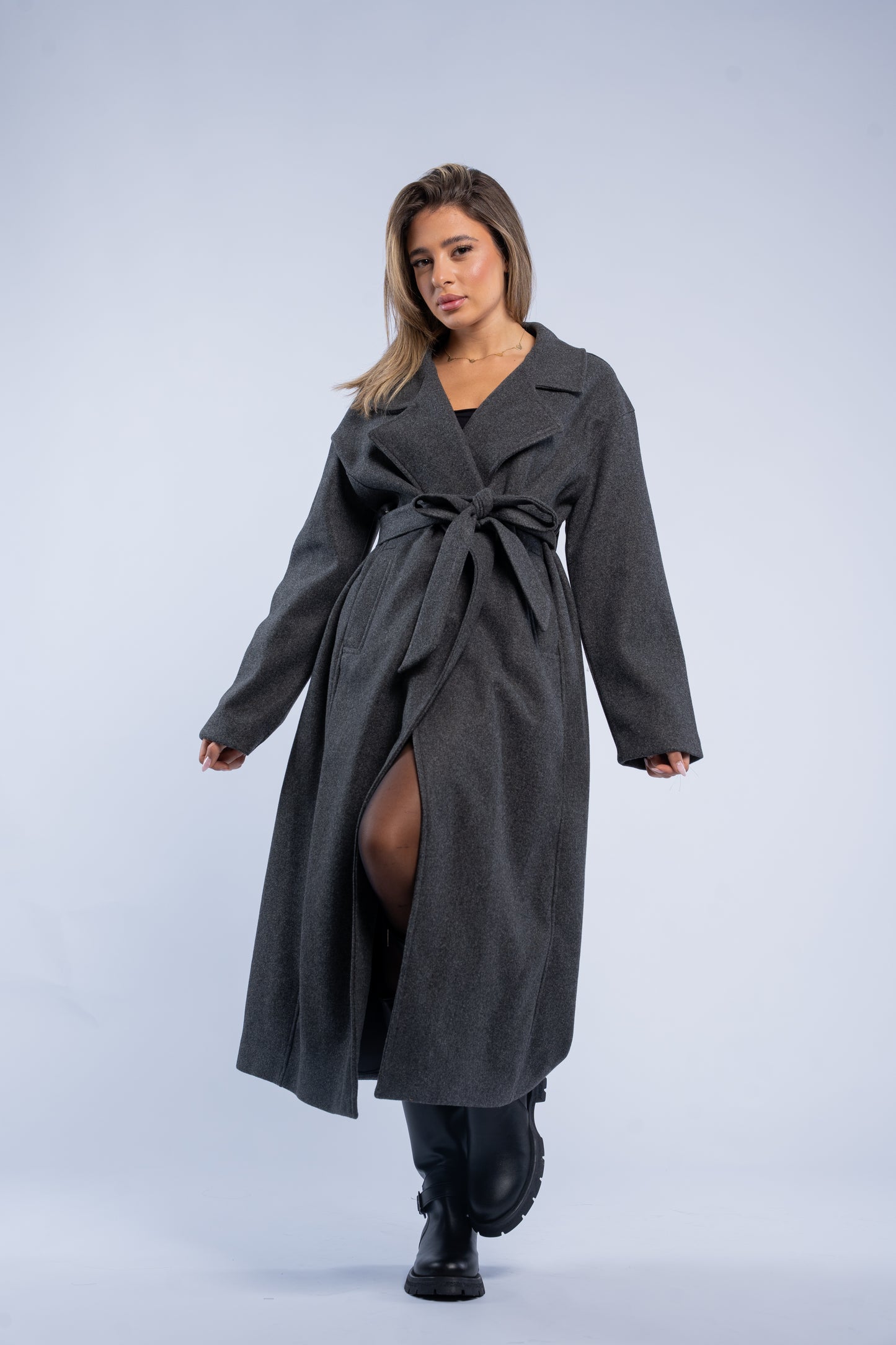 Belted Manteau