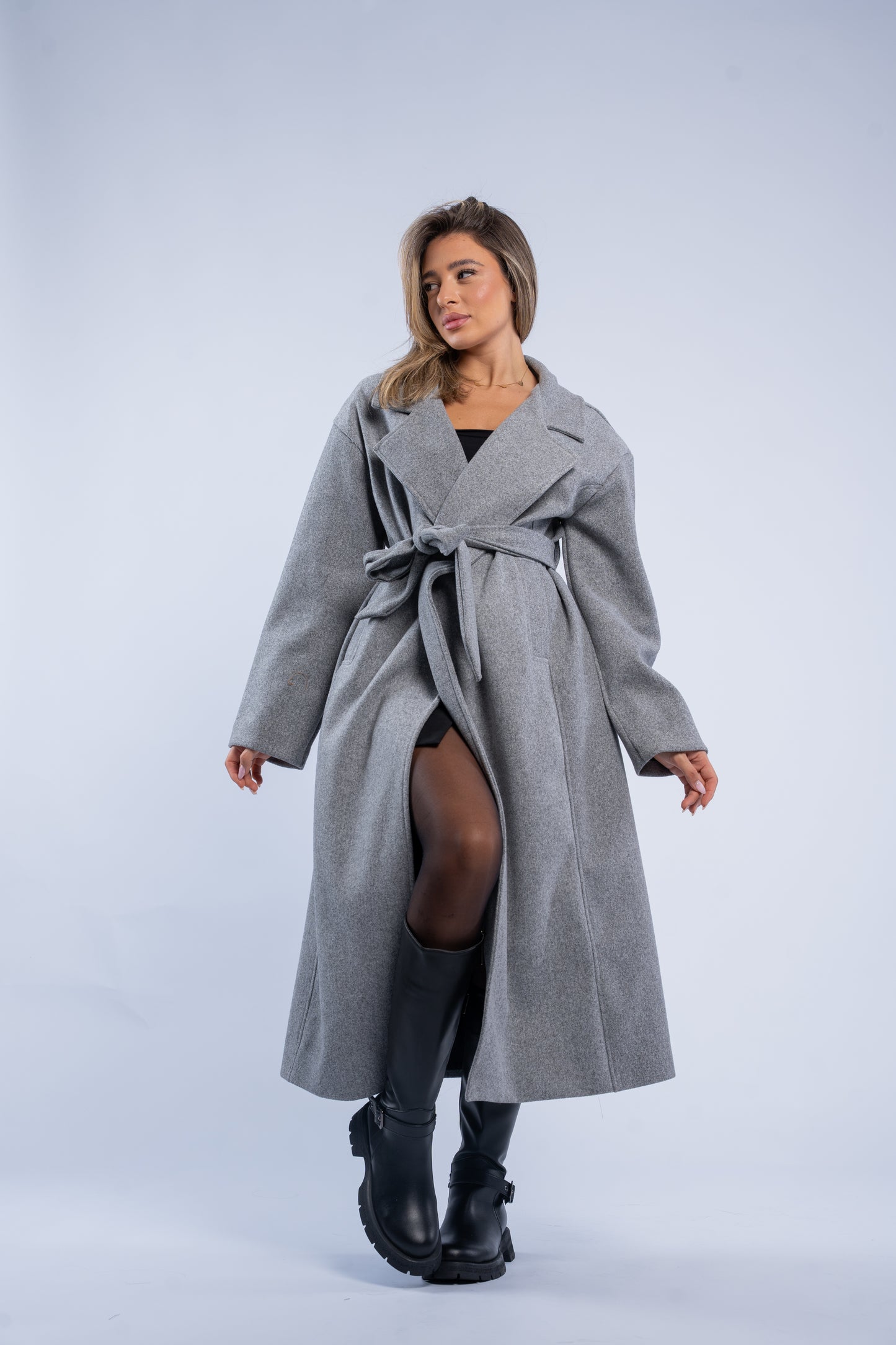 Belted Manteau