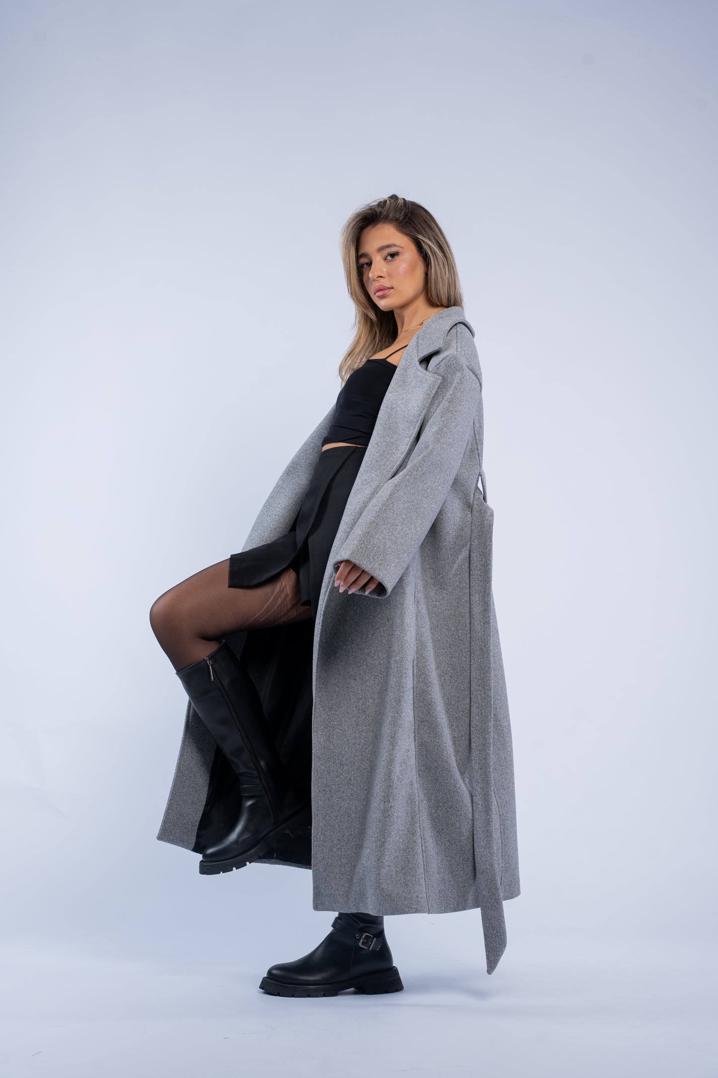 Belted Manteau
