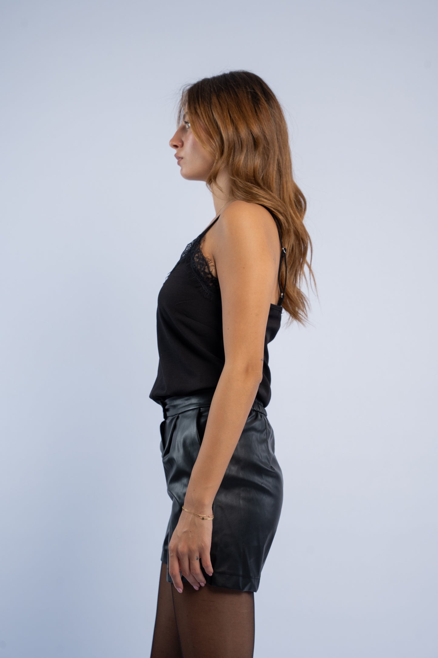 Leather short