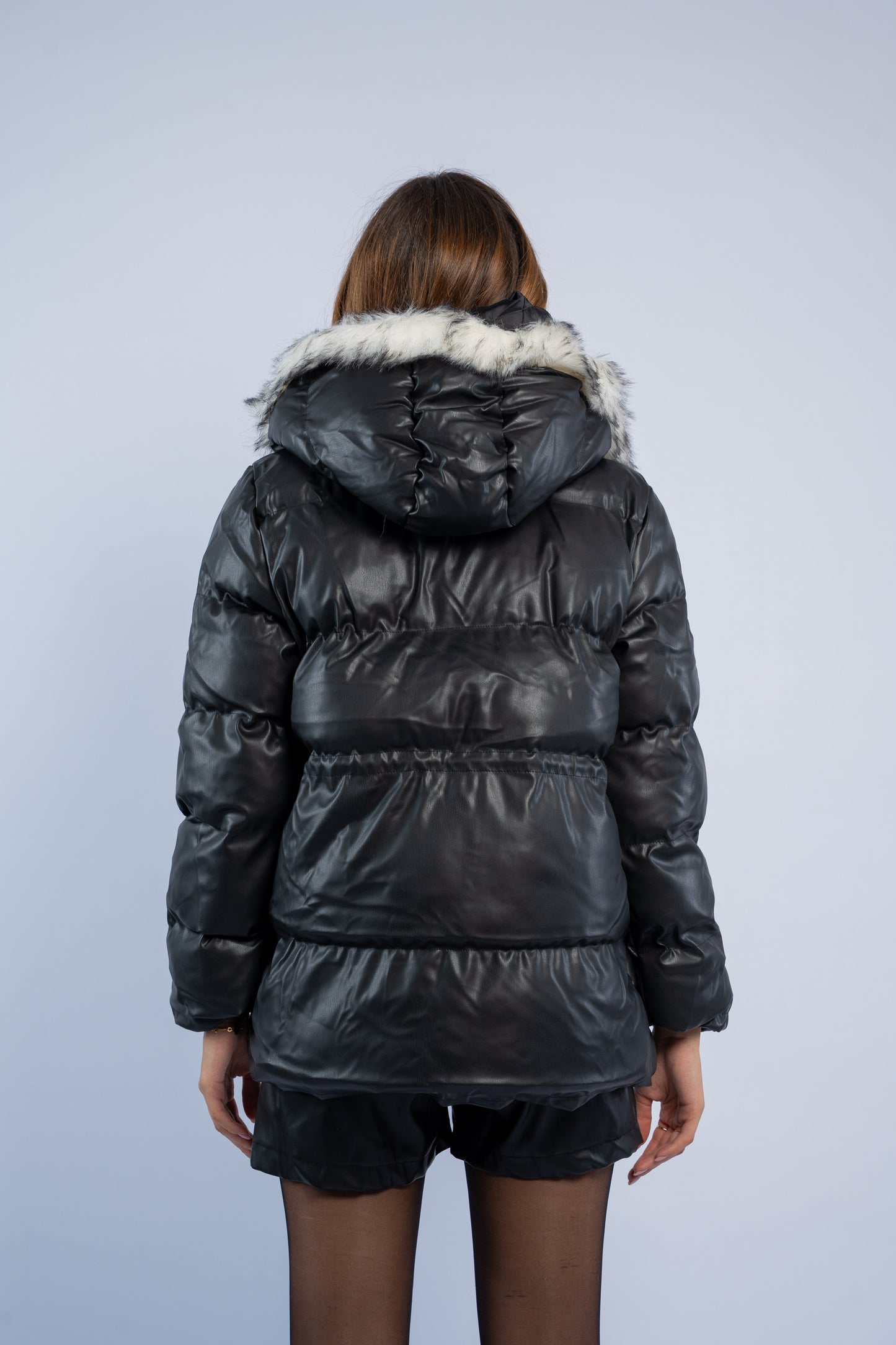 Puff Leather Jacket
