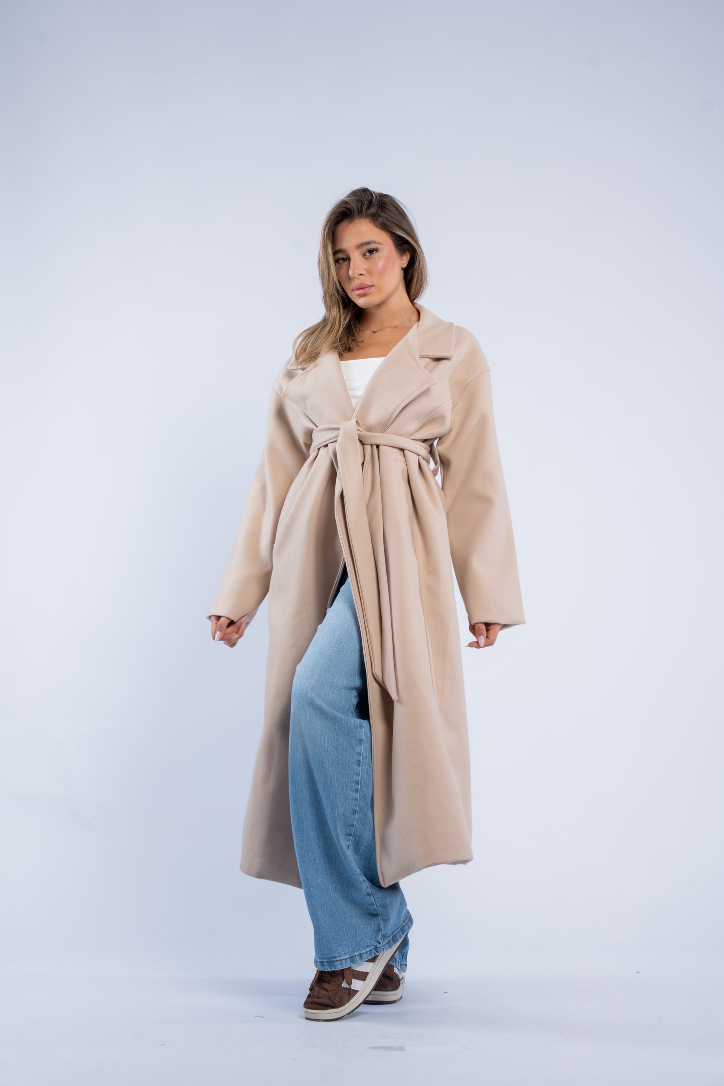 Belted Manteau