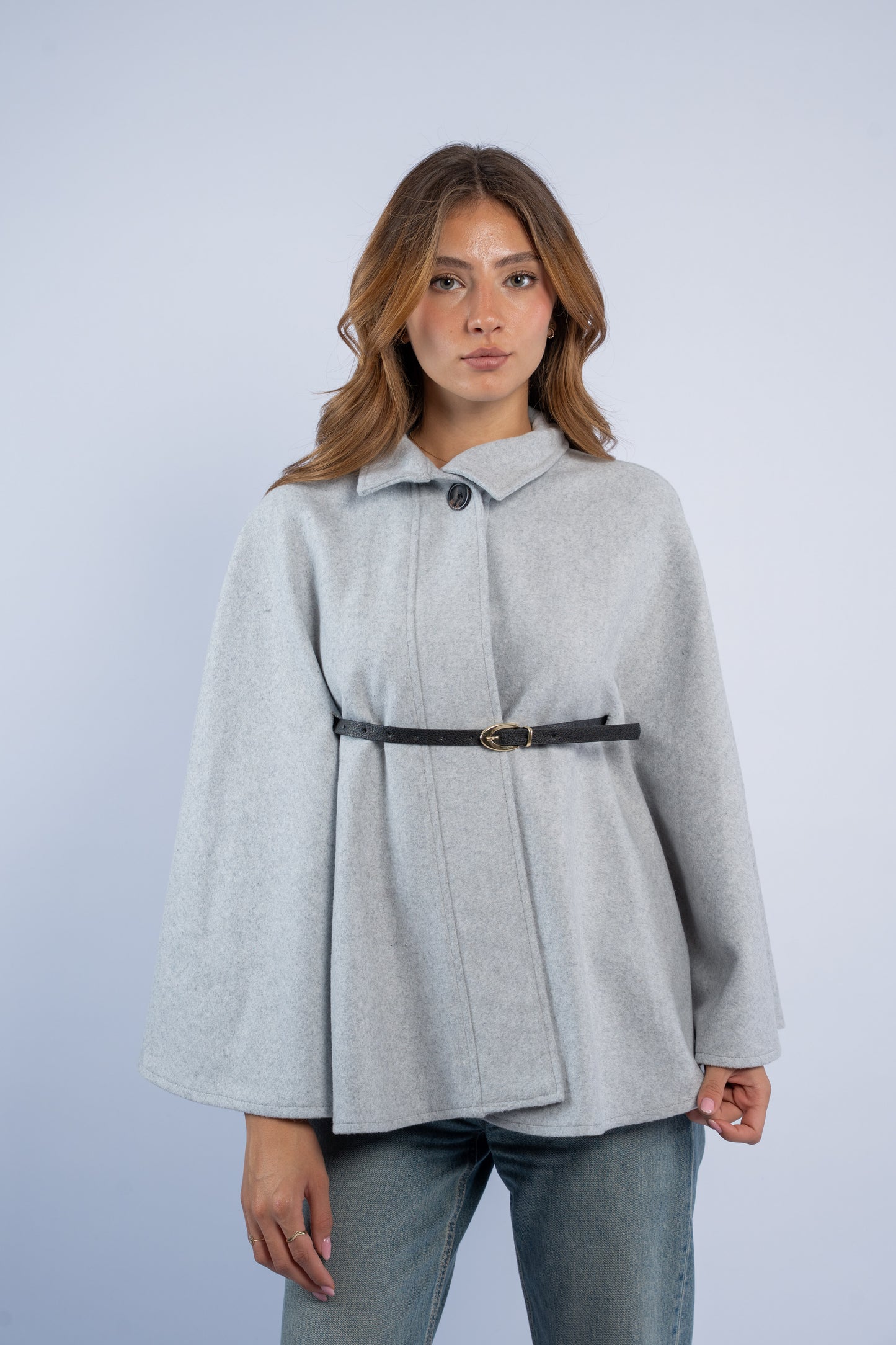 Belted Poncho