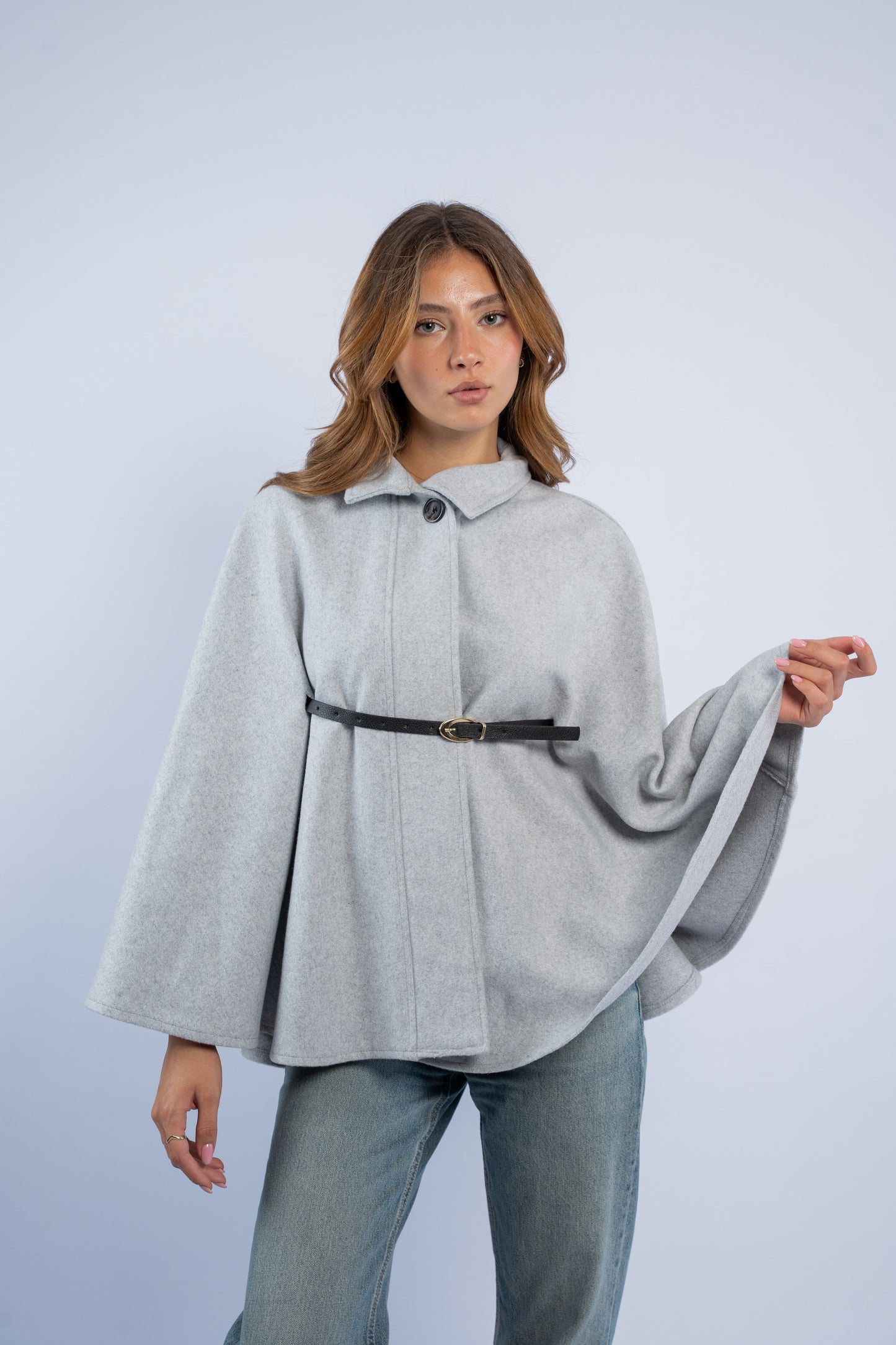 Belted Poncho