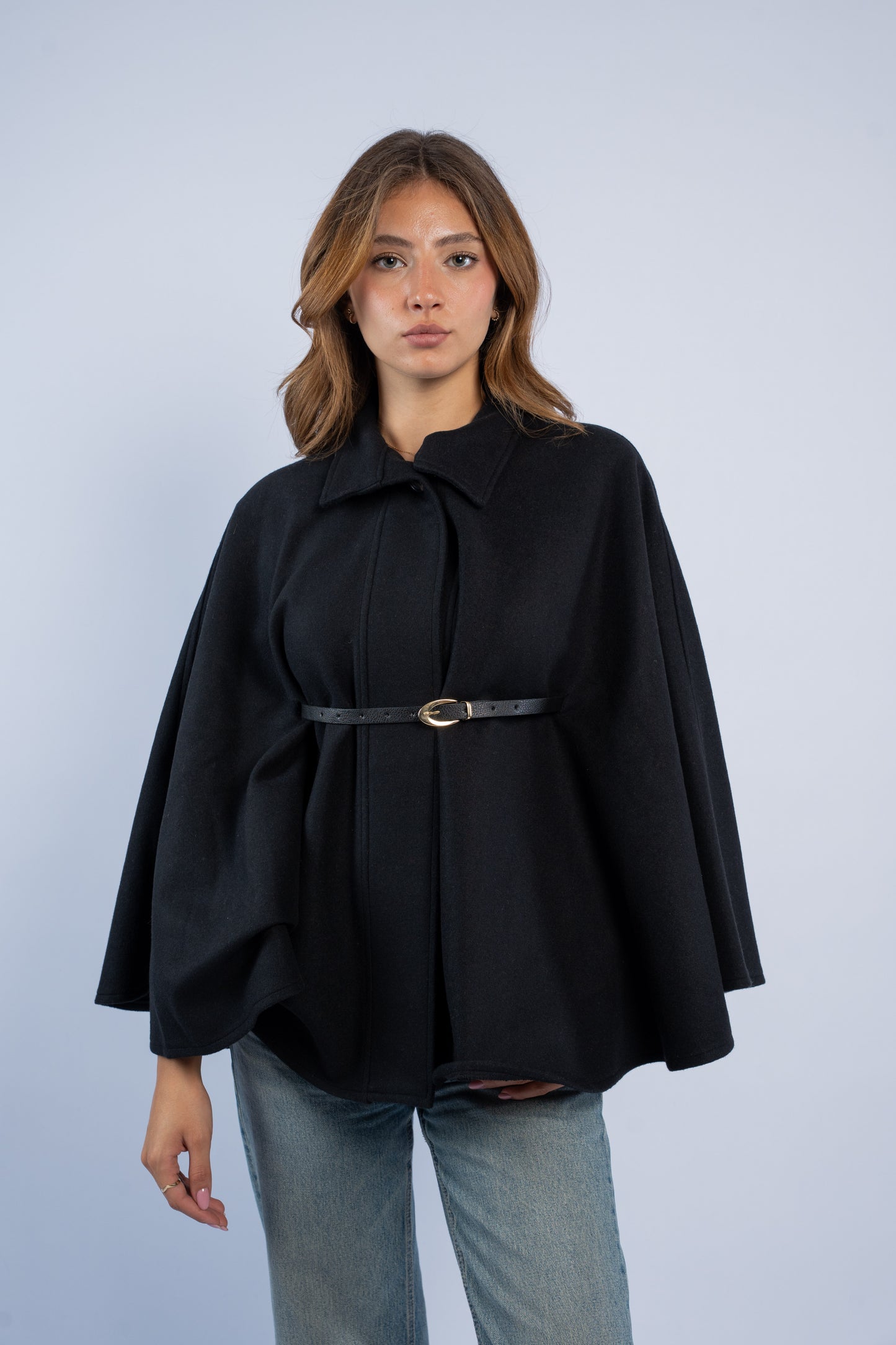 Belted Poncho