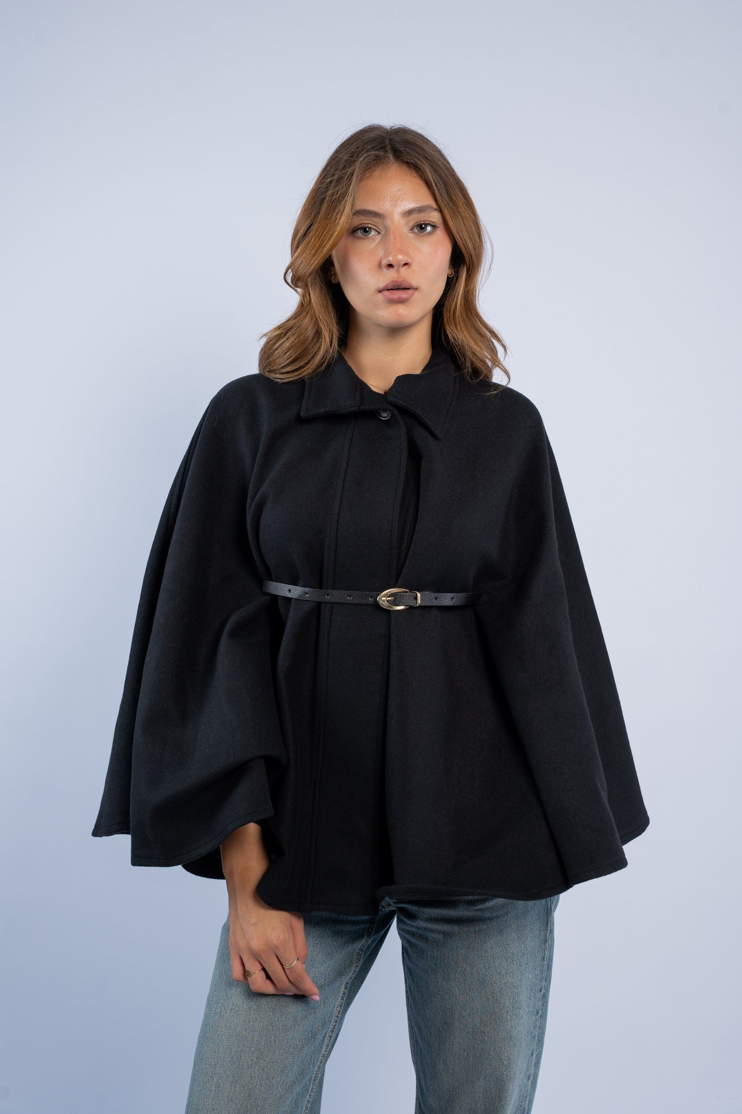 Belted Poncho