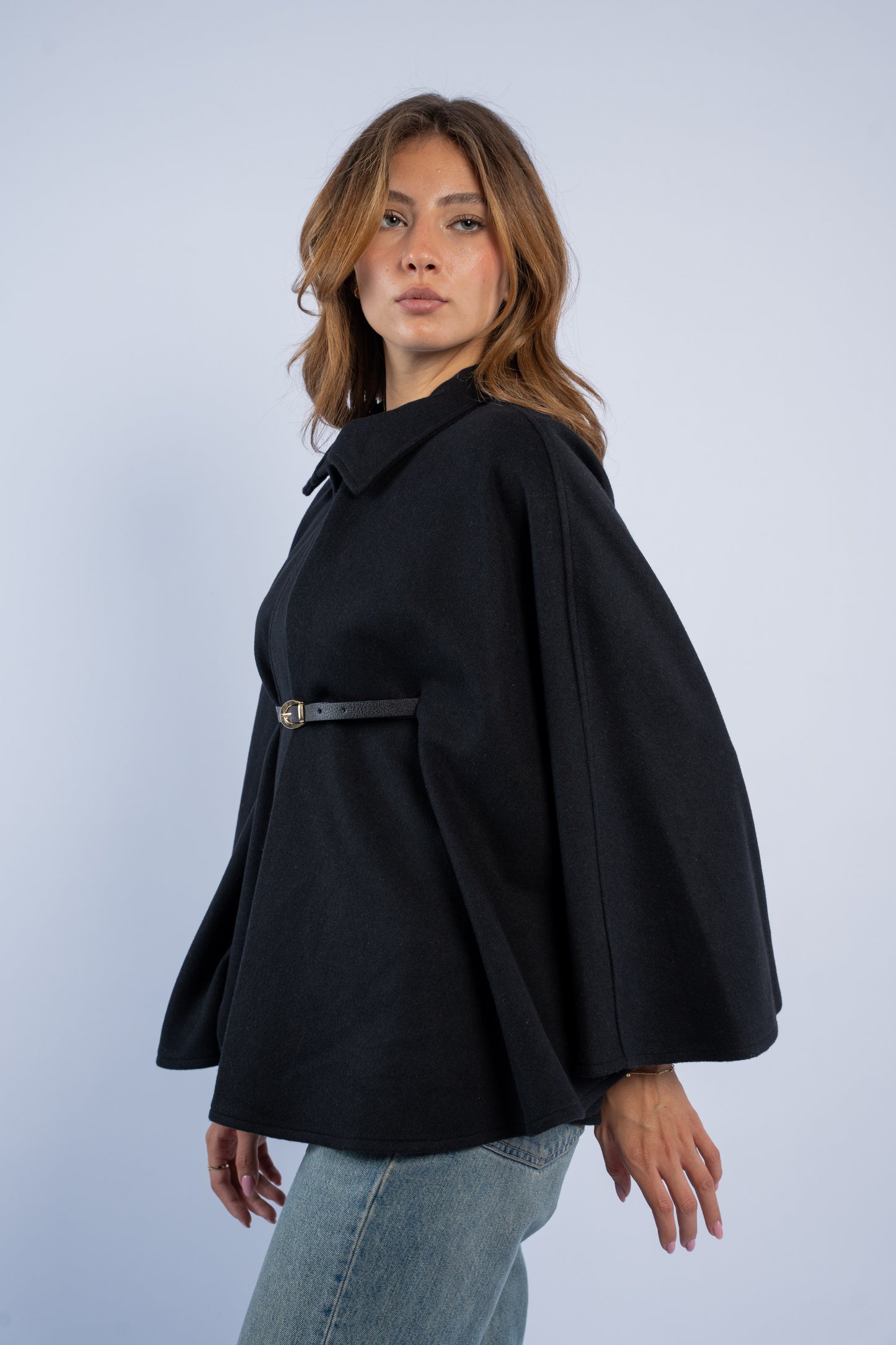 Belted Poncho