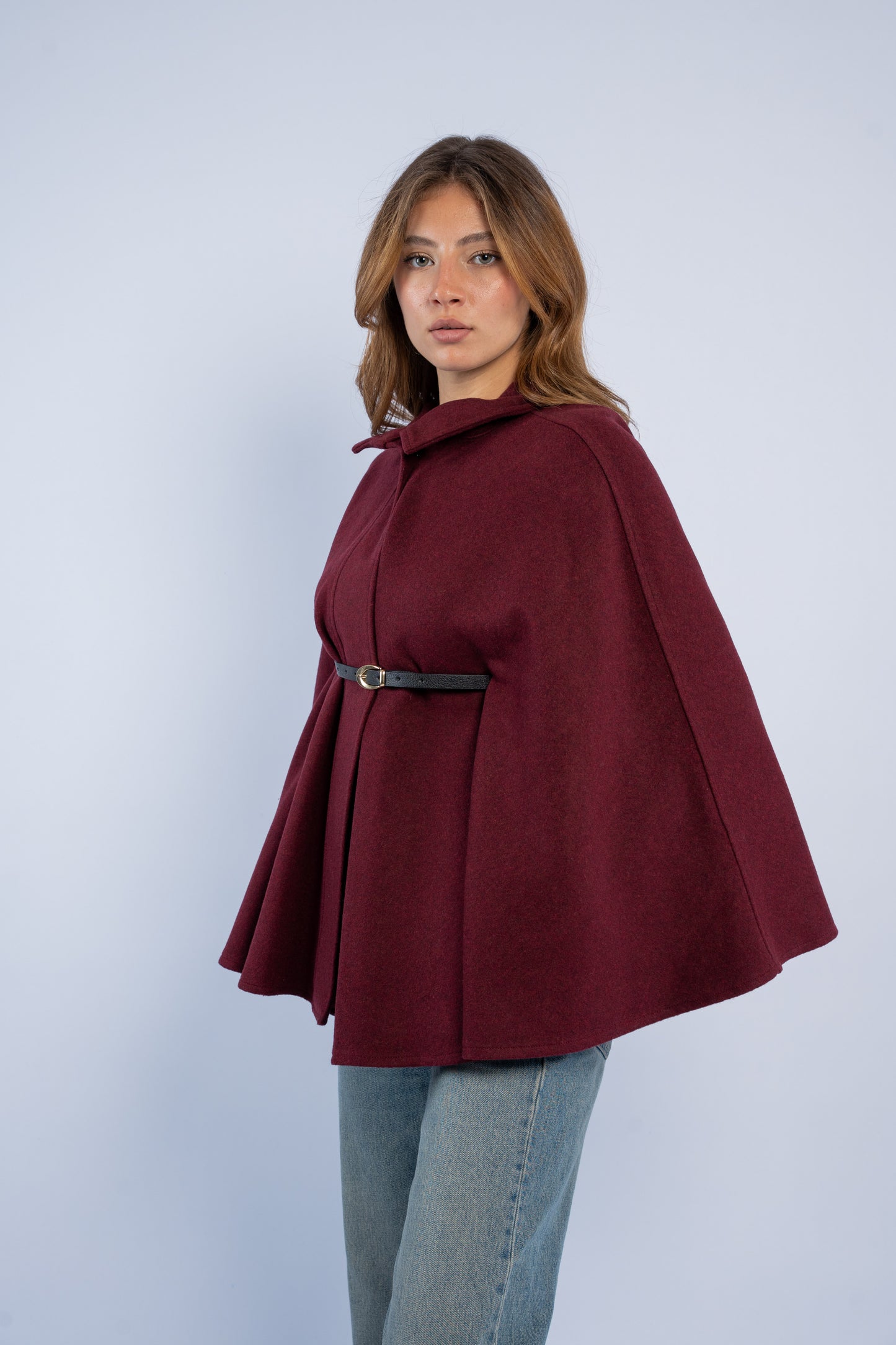 Belted Poncho