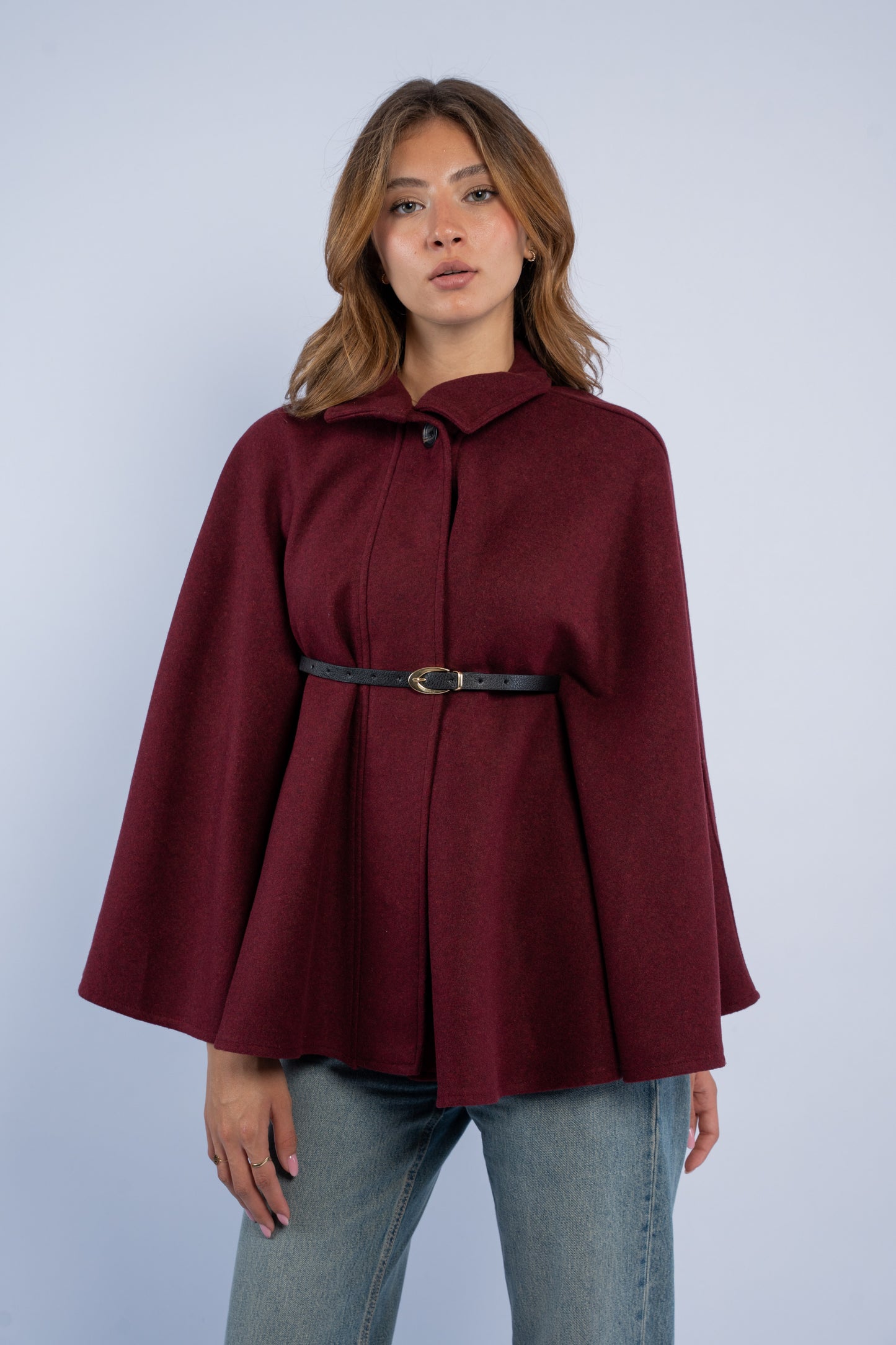 Belted Poncho