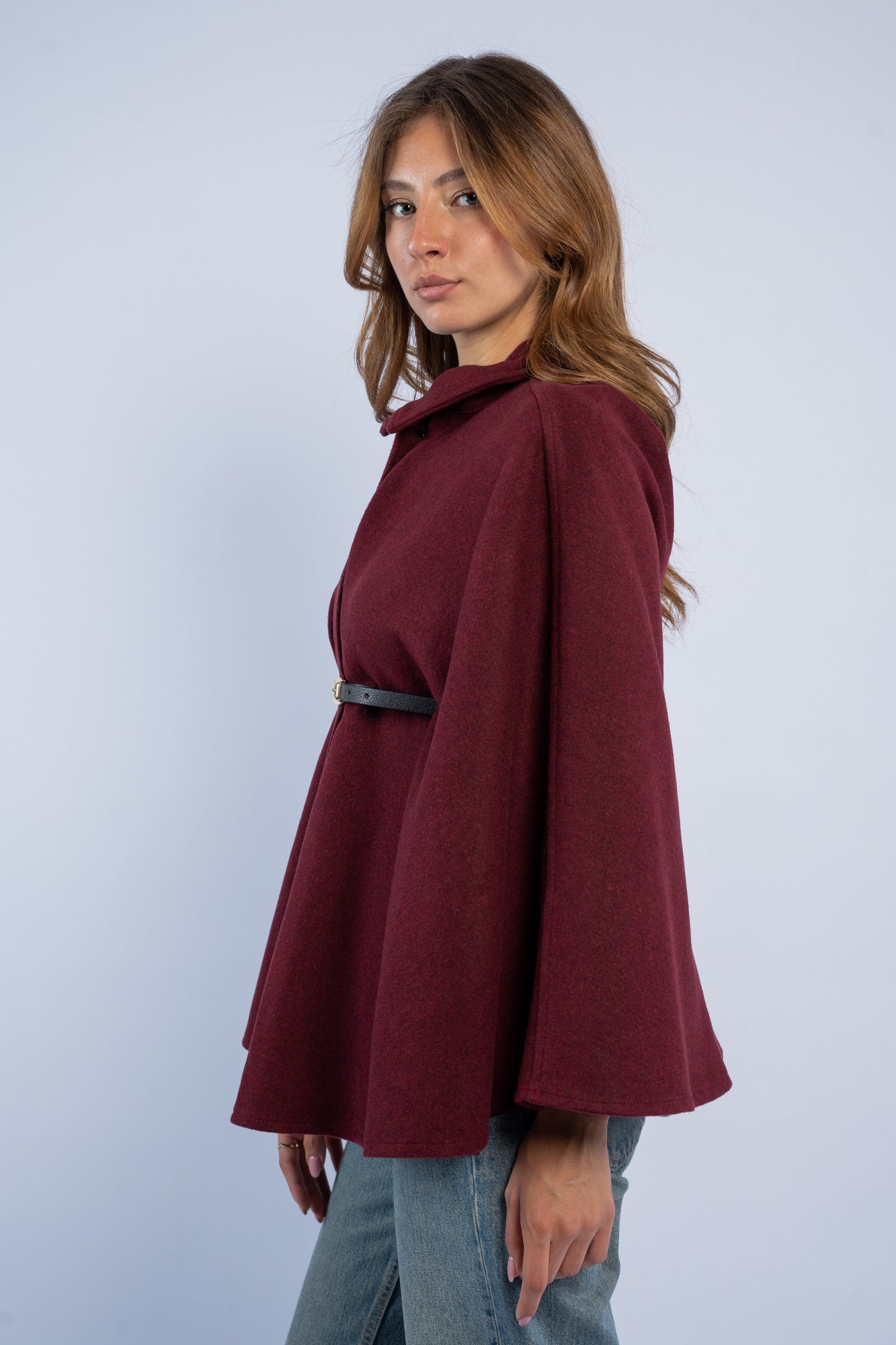 Belted Poncho