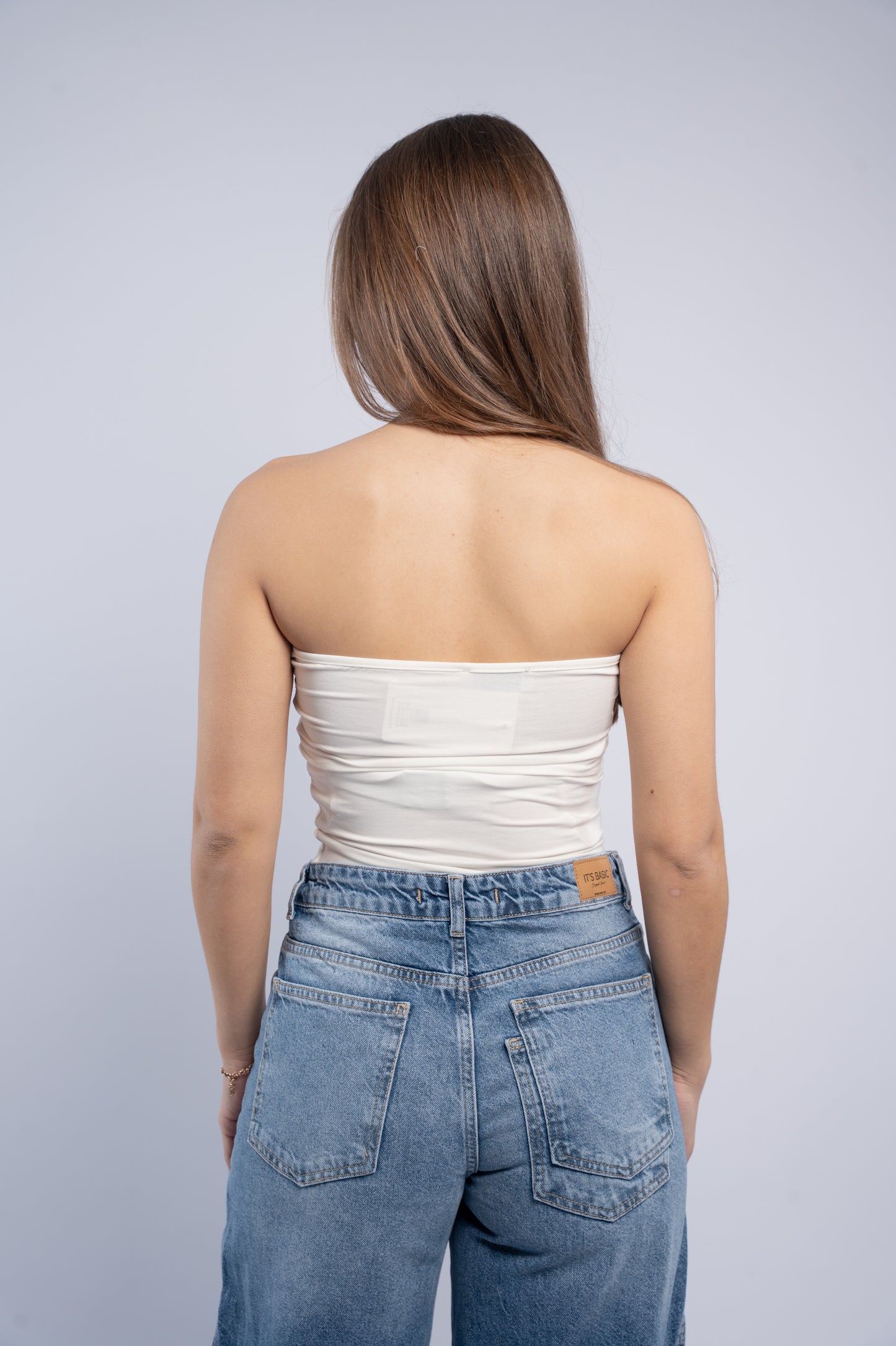 Strapless top