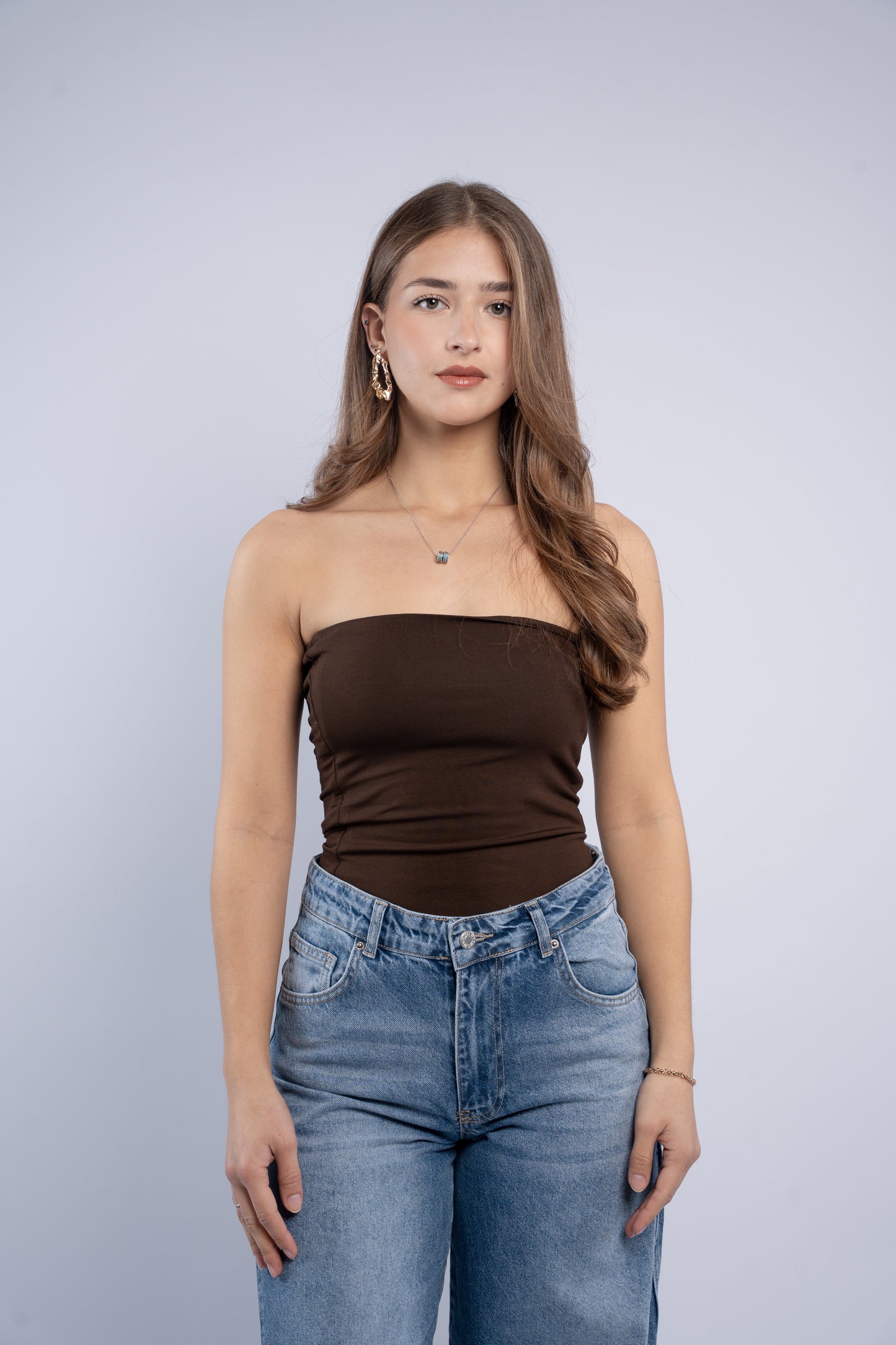 Strapless top
