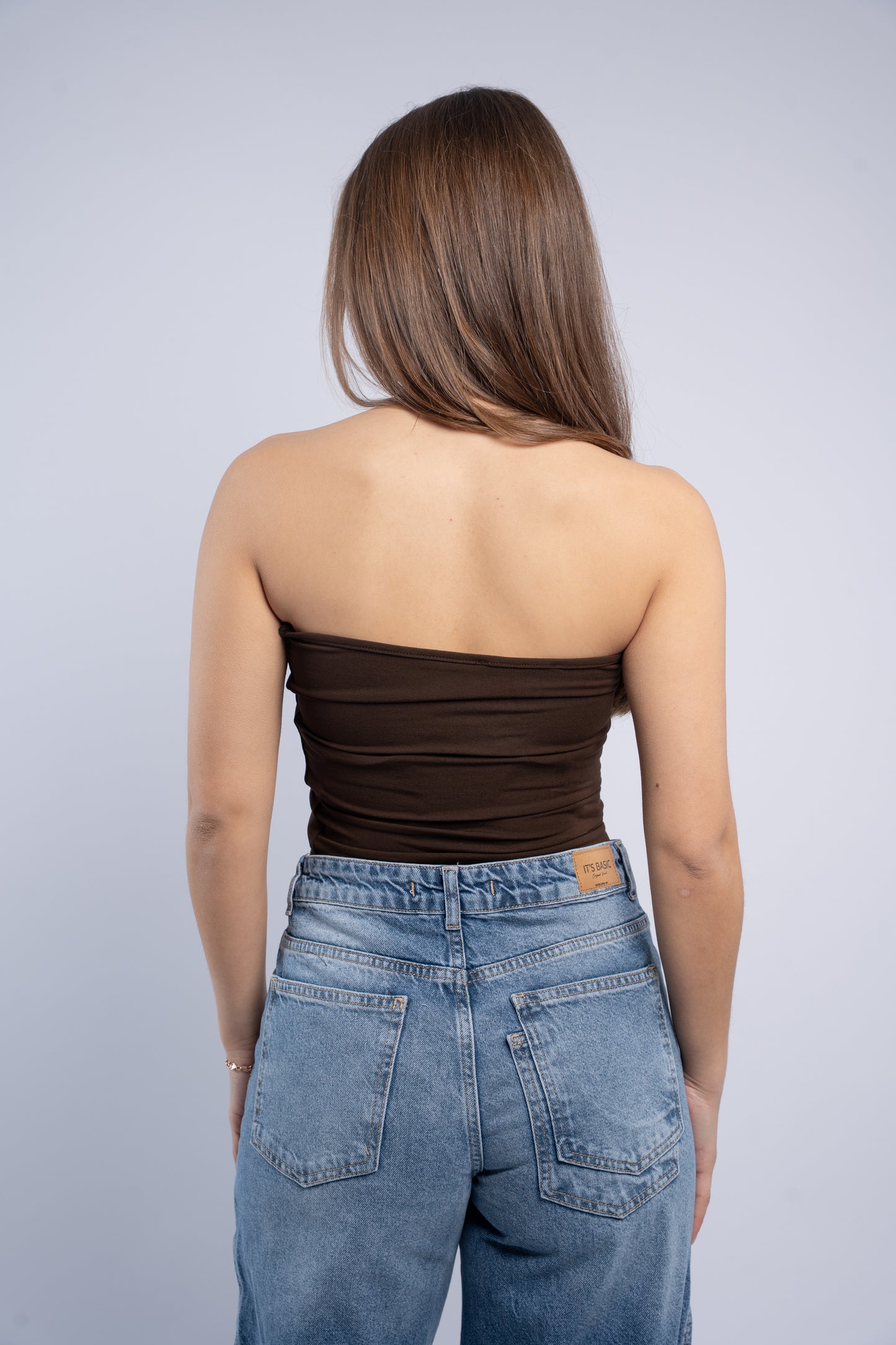 Strapless top