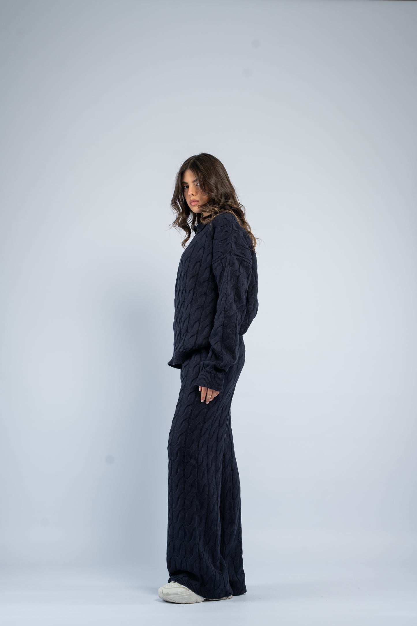 Braided zipper wool set