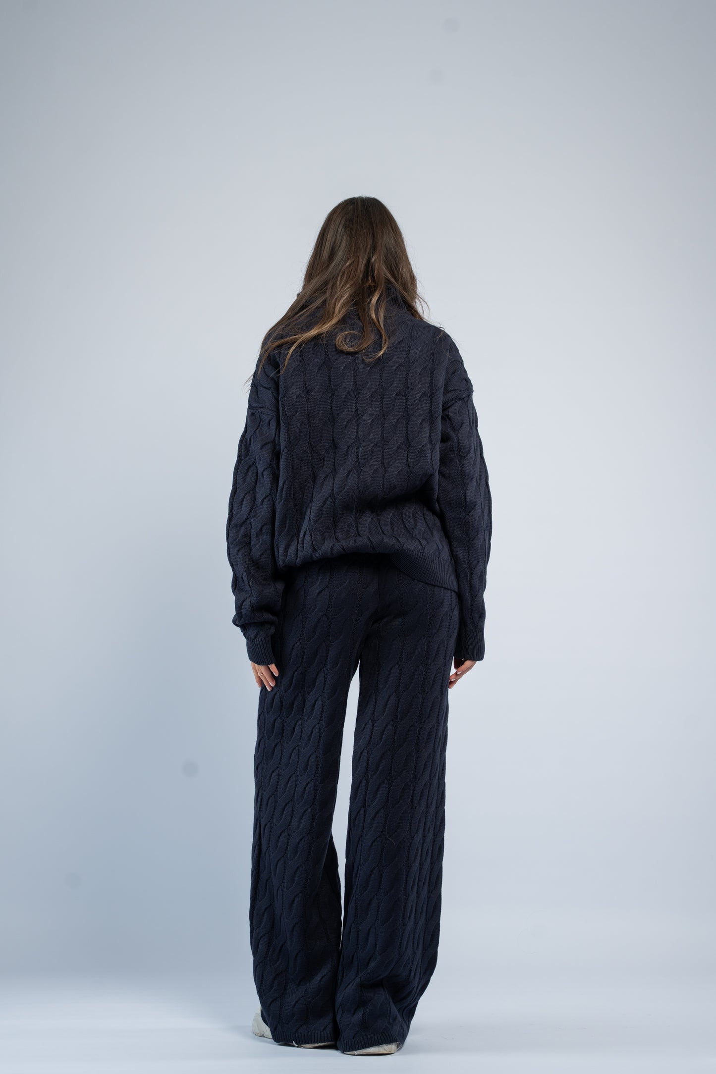Braided zipper wool set