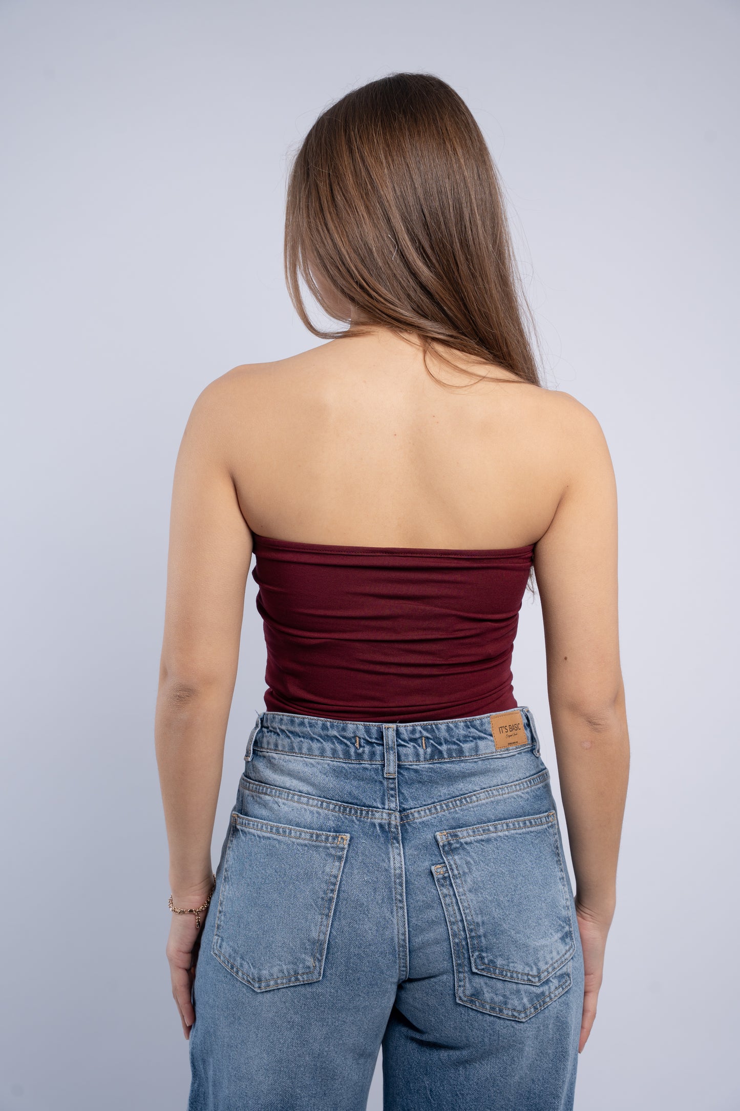 Strapless top