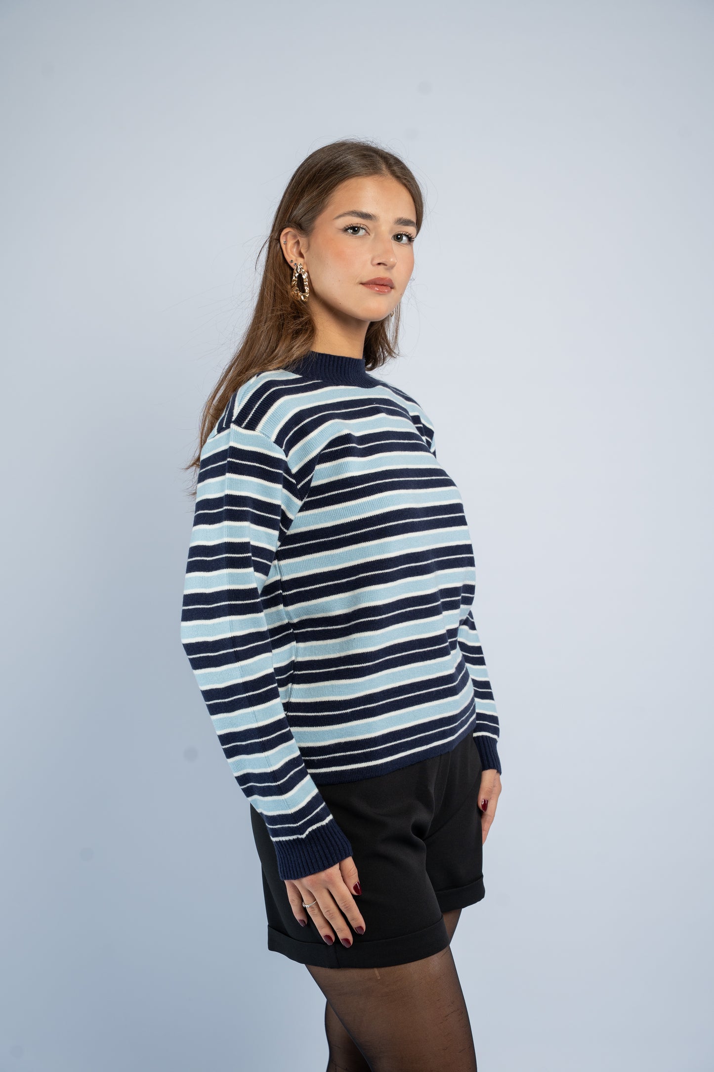 Striped knit top