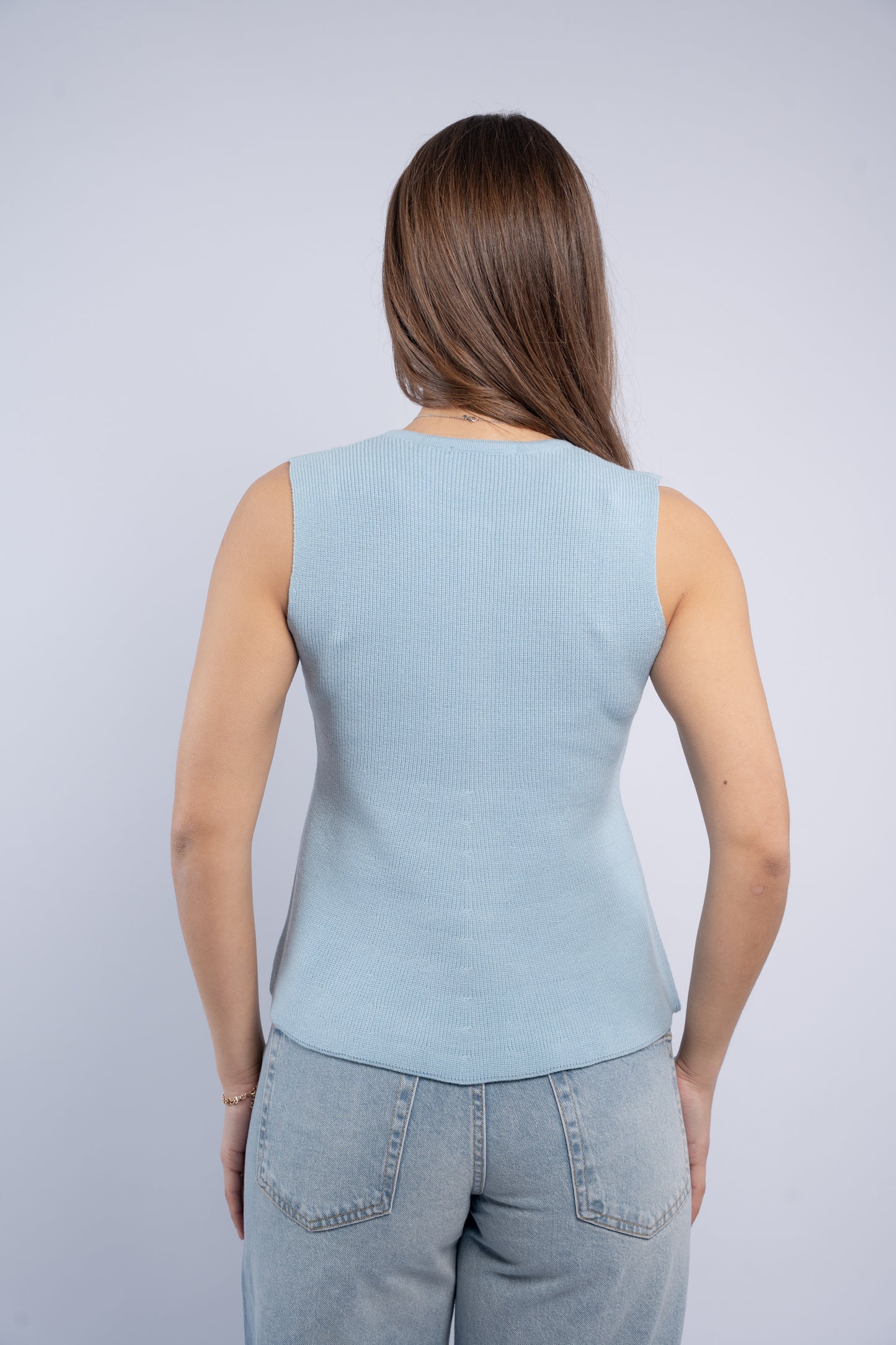 Sleeveless Knit Top