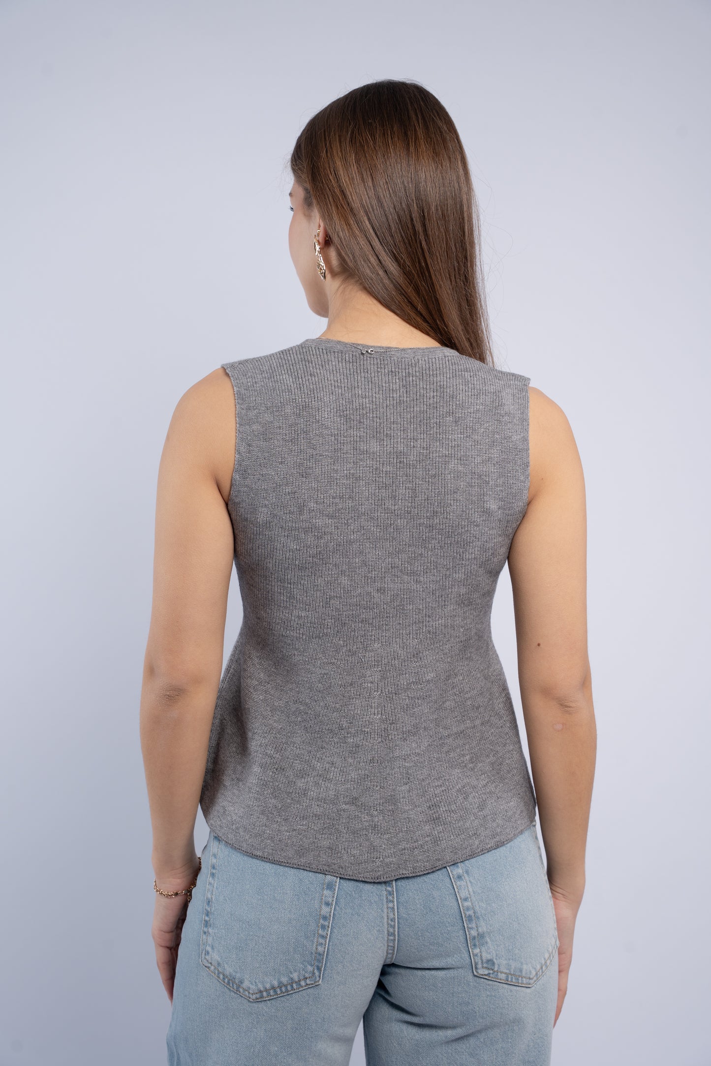 Sleeveless Knit Top
