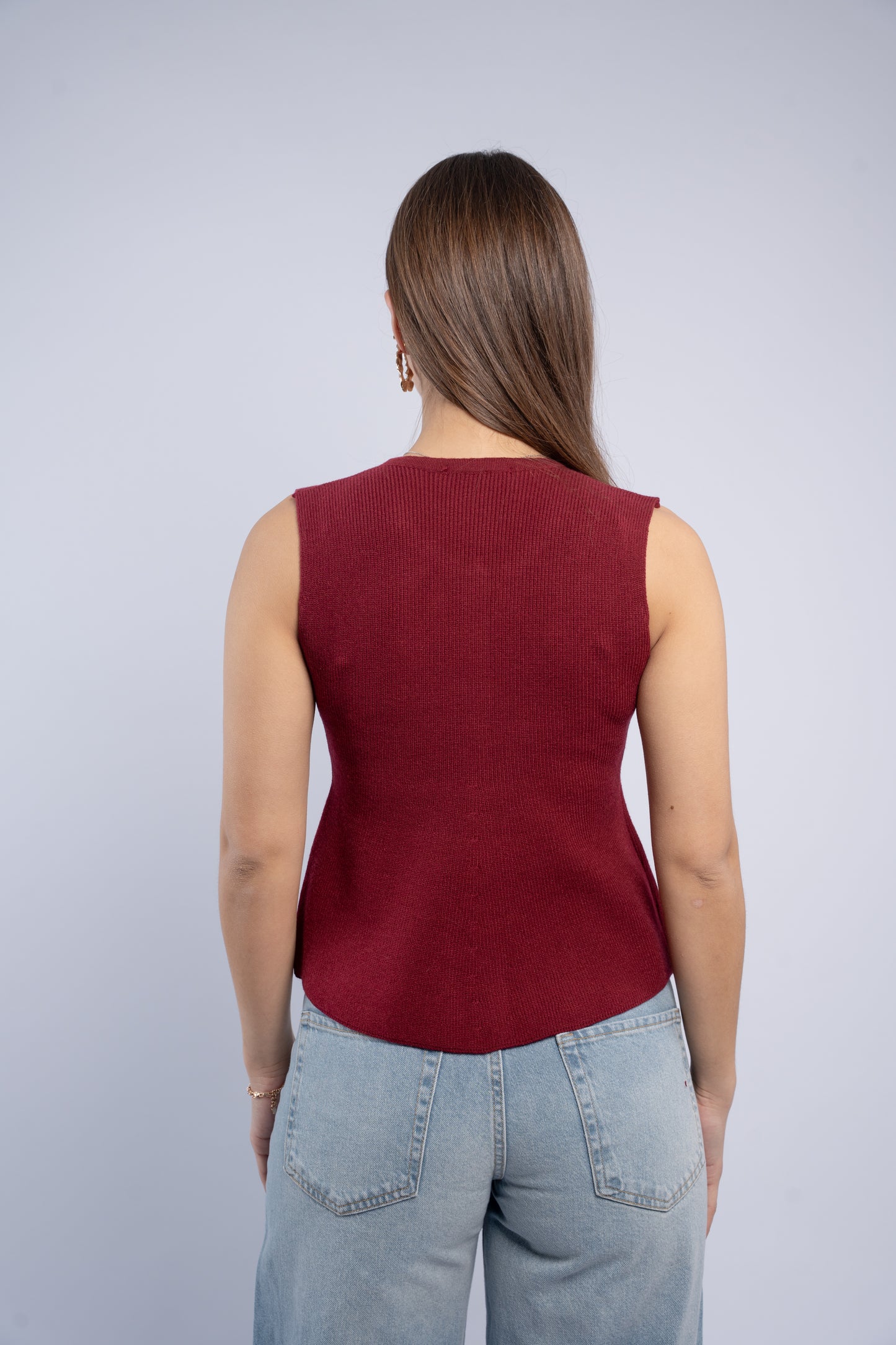 Sleeveless Knit Top