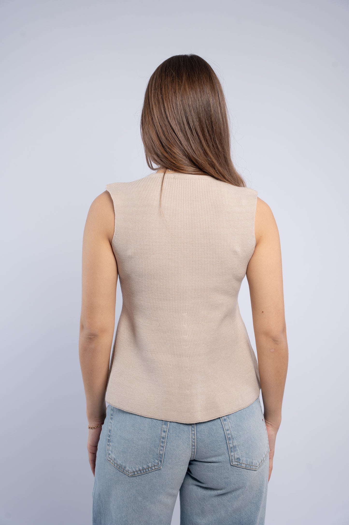 Sleeveless Knit Top
