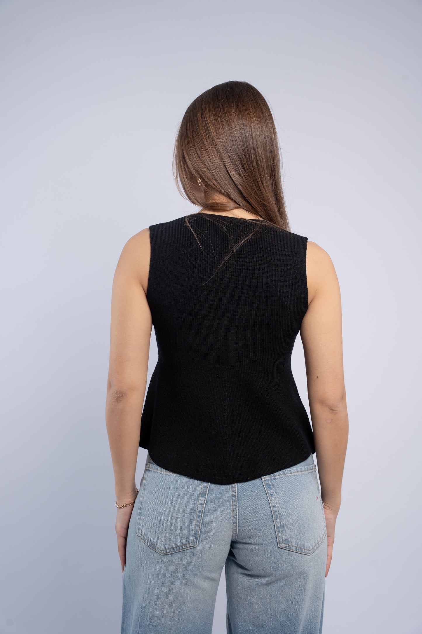 Sleeveless Knit Top