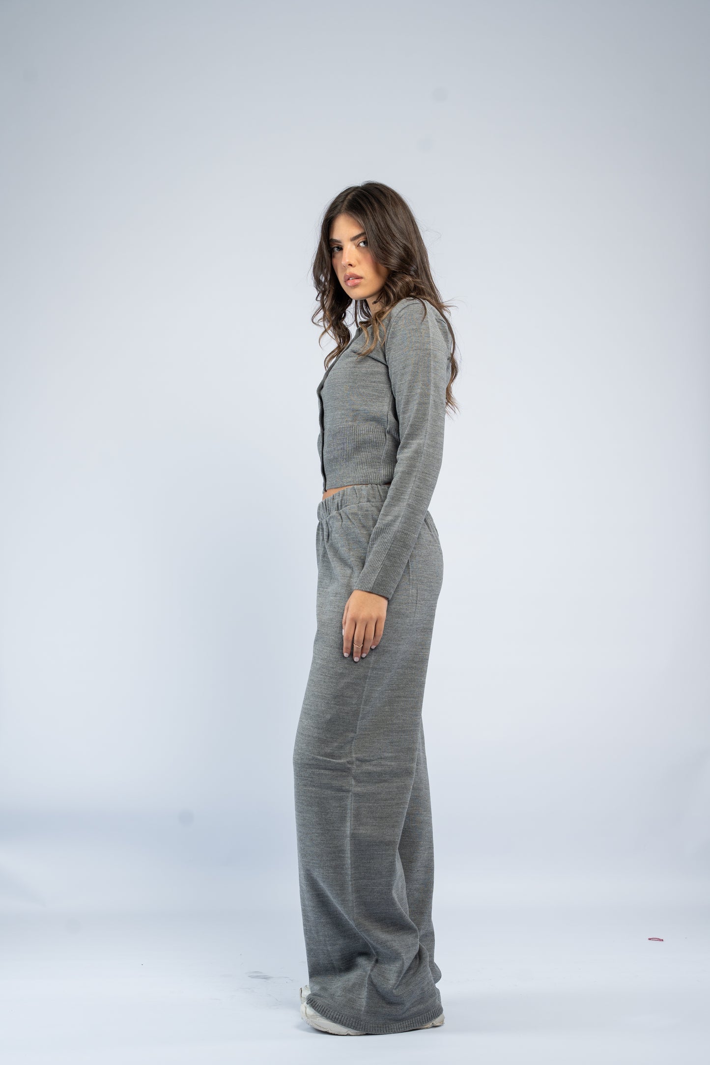 Cardigan knit set