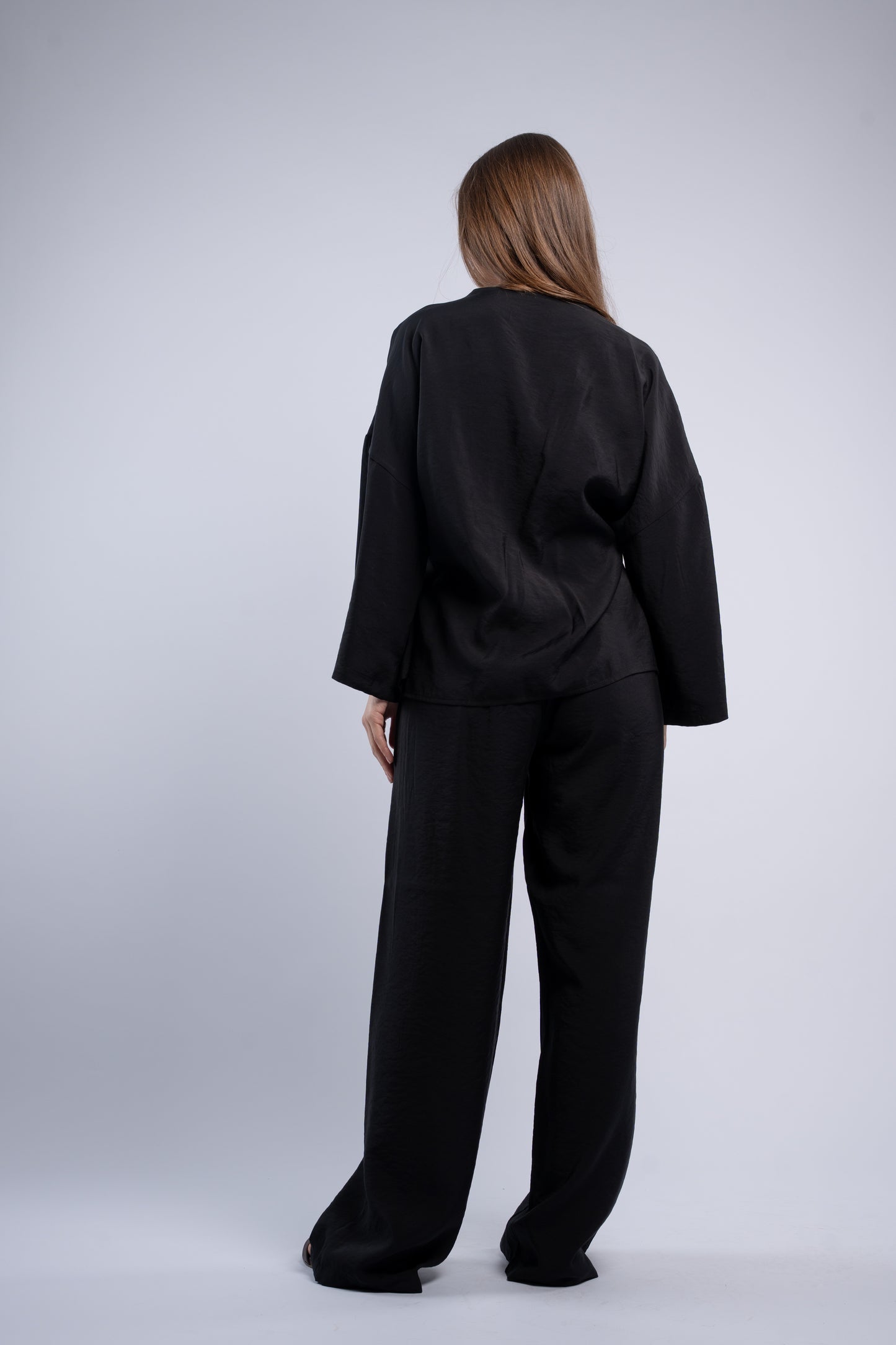 Button- vest linen set