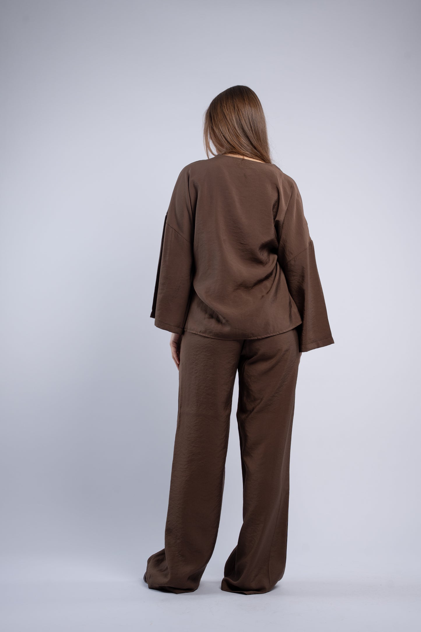 Button- vest linen set