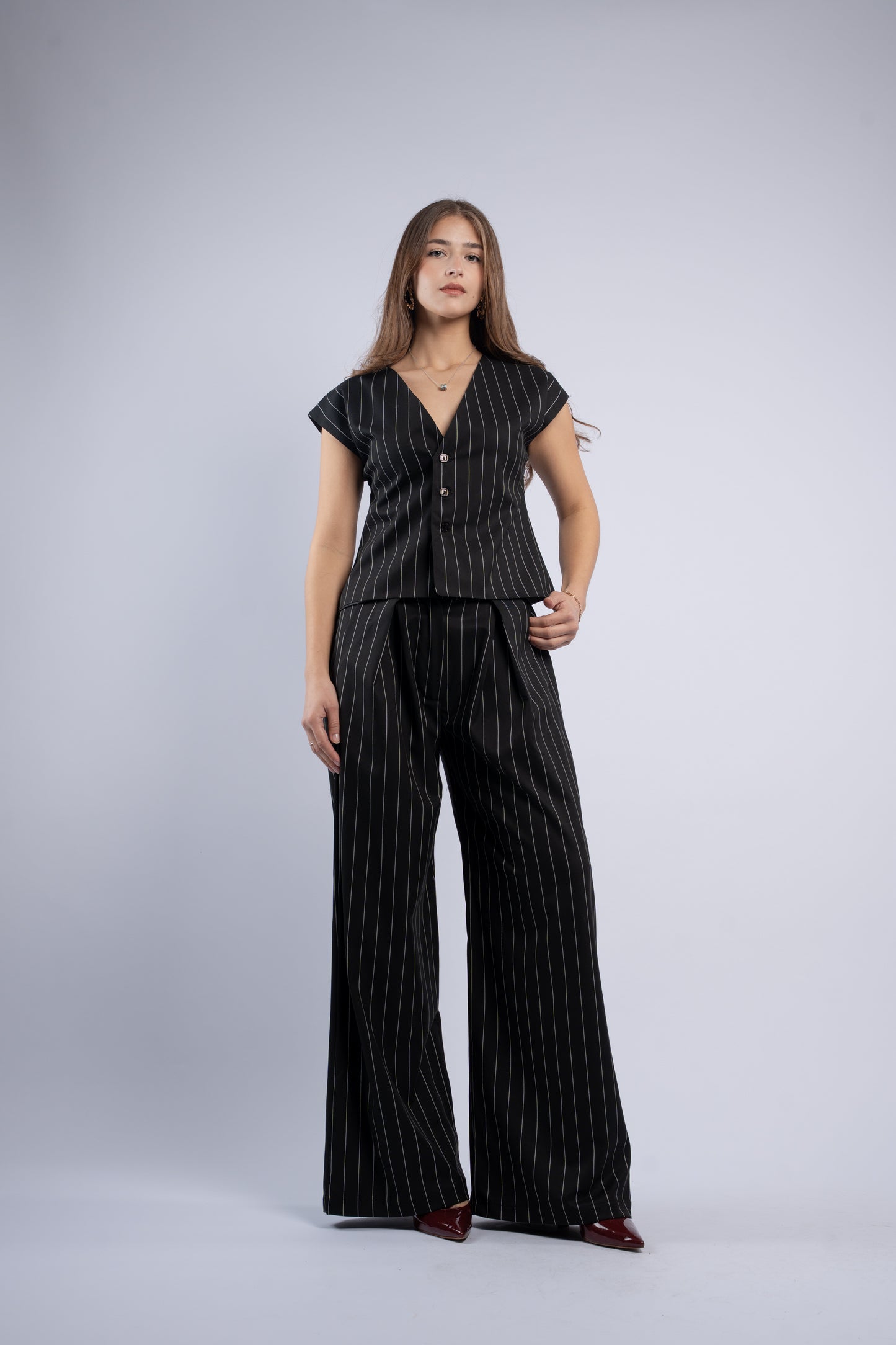 Noir stripe set