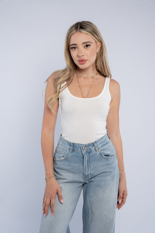 Ribbed tank top