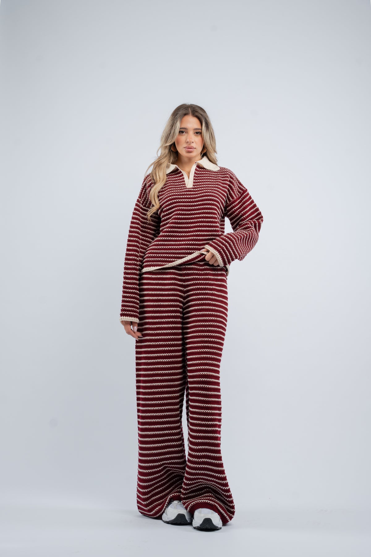 Crochet knit set