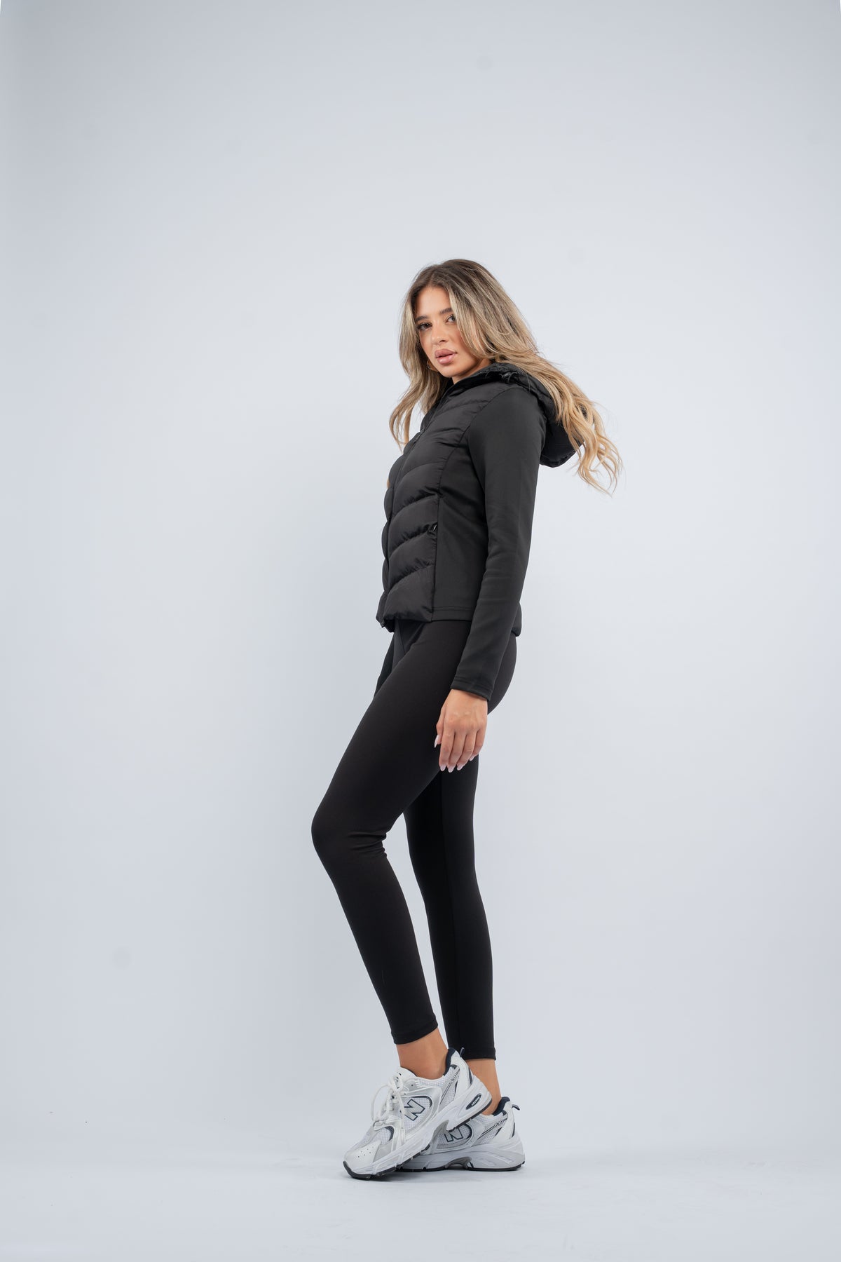 Hybrid zip jacket