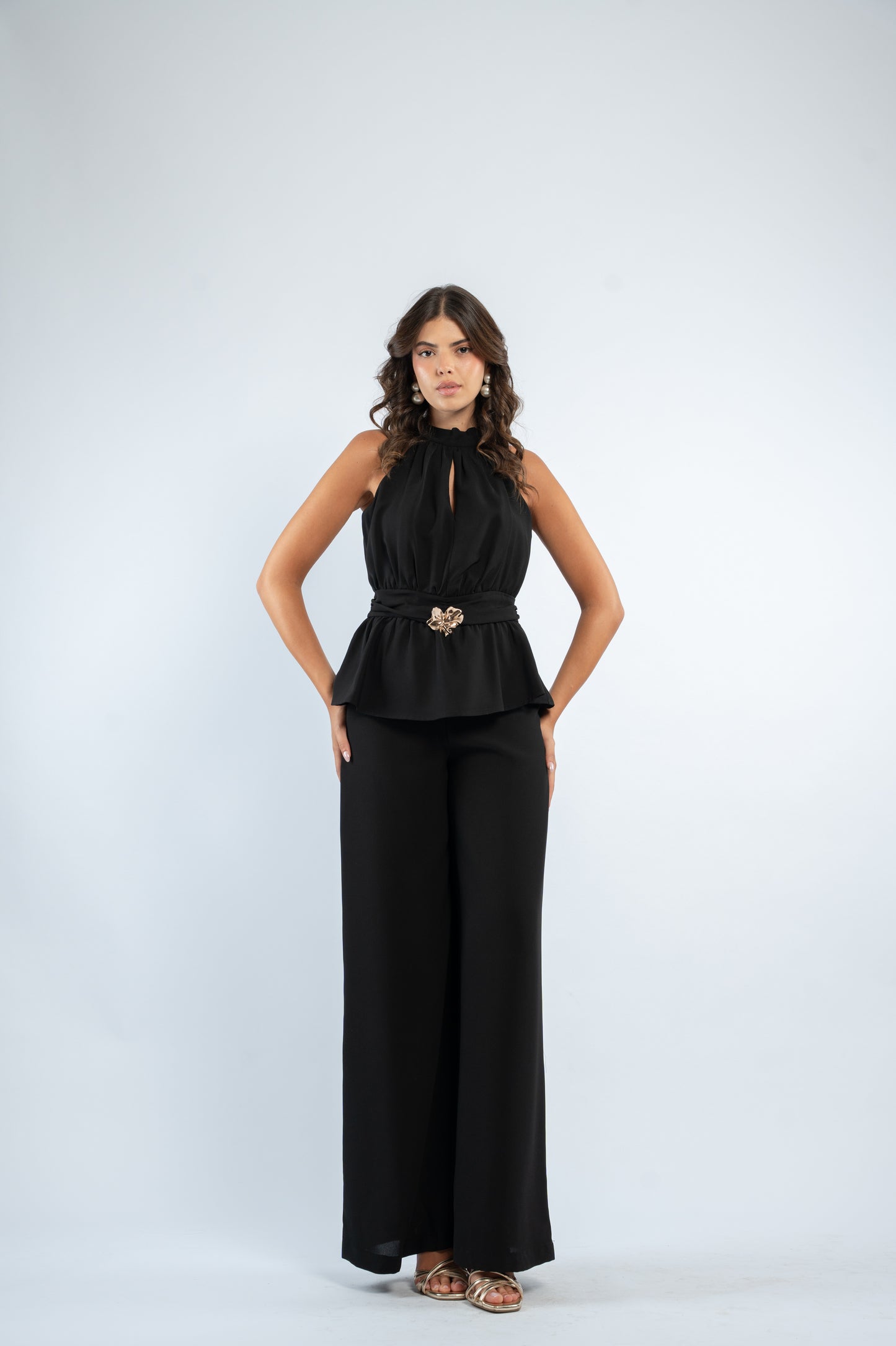 Ring detail jumpsuit